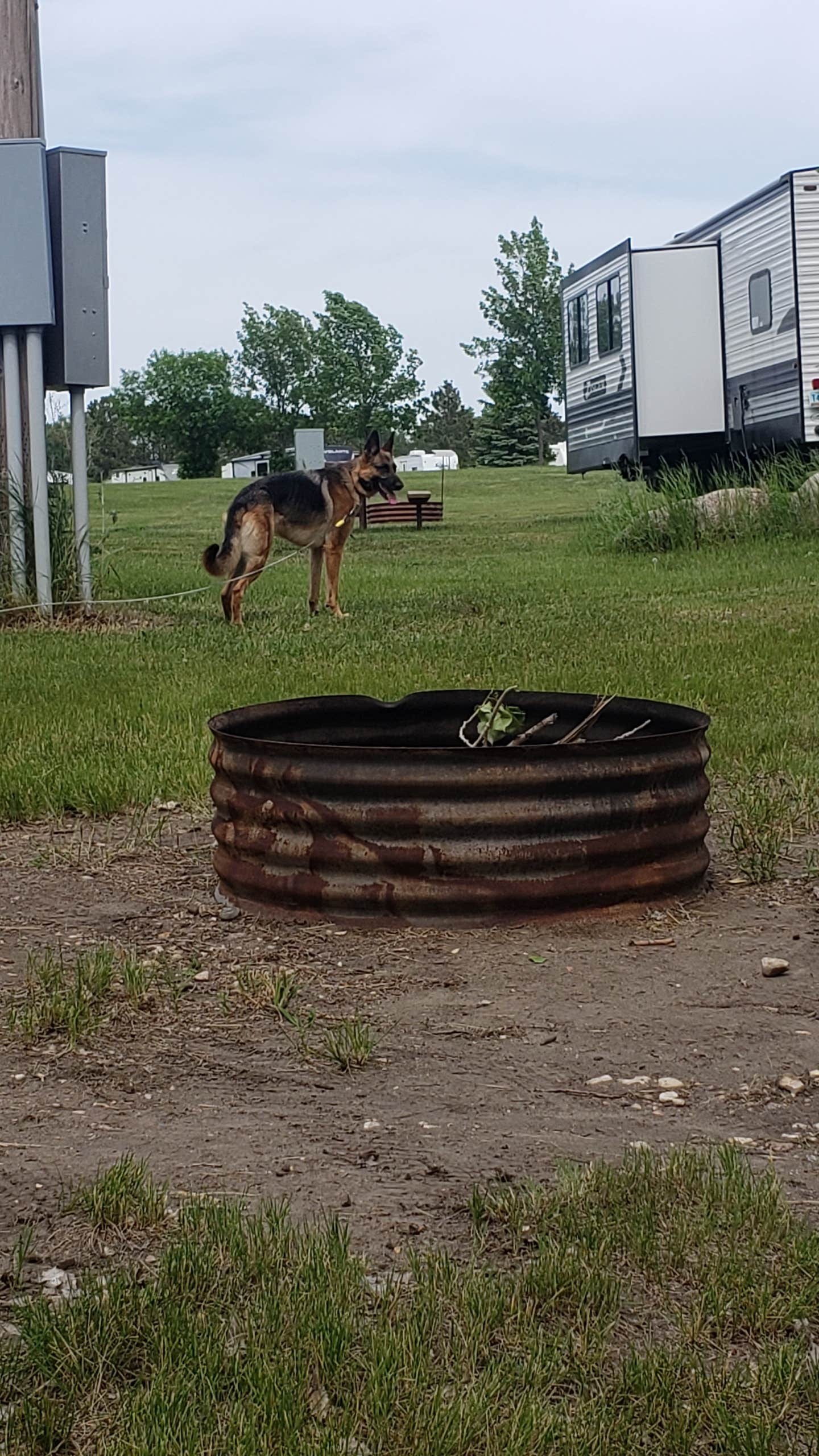 Camping near Lake Holmes: Sportsman's Centennial Park, Garrison, North Dakota