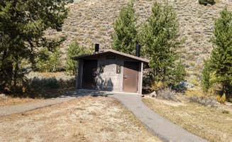 Laura M.'s photo of glamping accommodations at Salmon River Campground near Clayton, ID