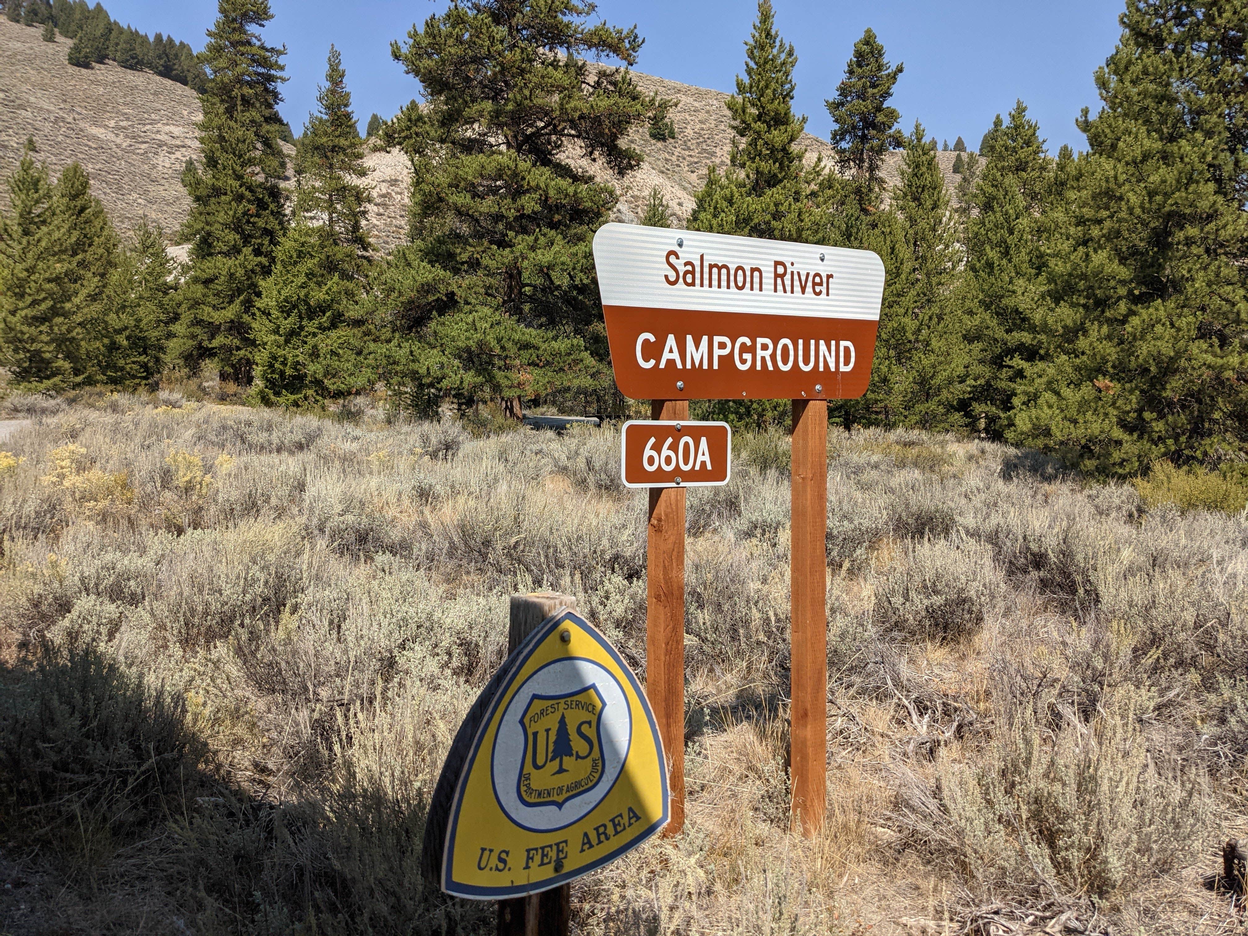 Camper-submitted photo at Salmon River Campground near Clayton, ID