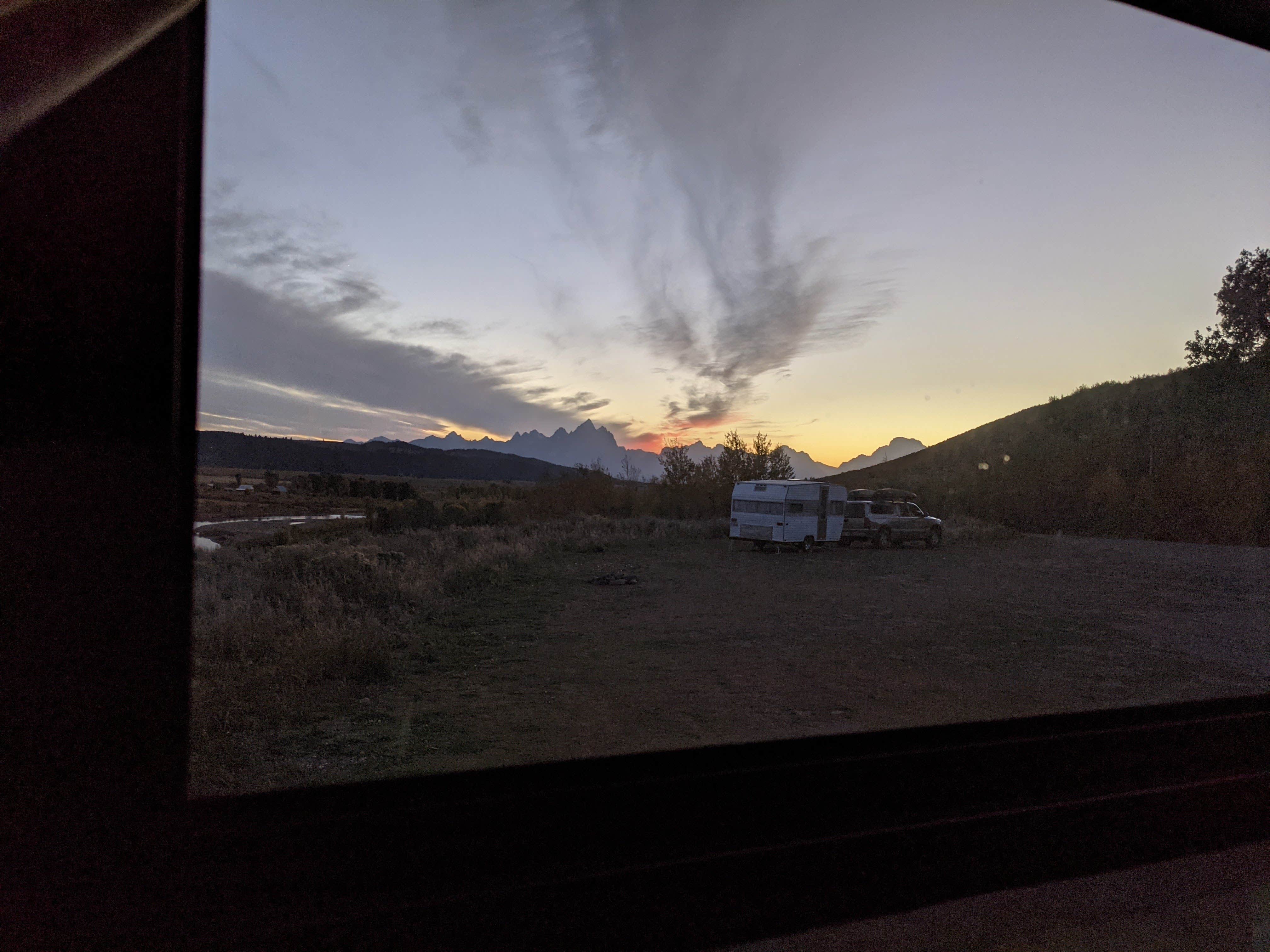 Laura M.'s photo of a dispersed camping area at Buffalo Valley Designated Dispersed Camping near John D. Rockefeller Jr. Memorial Parkway