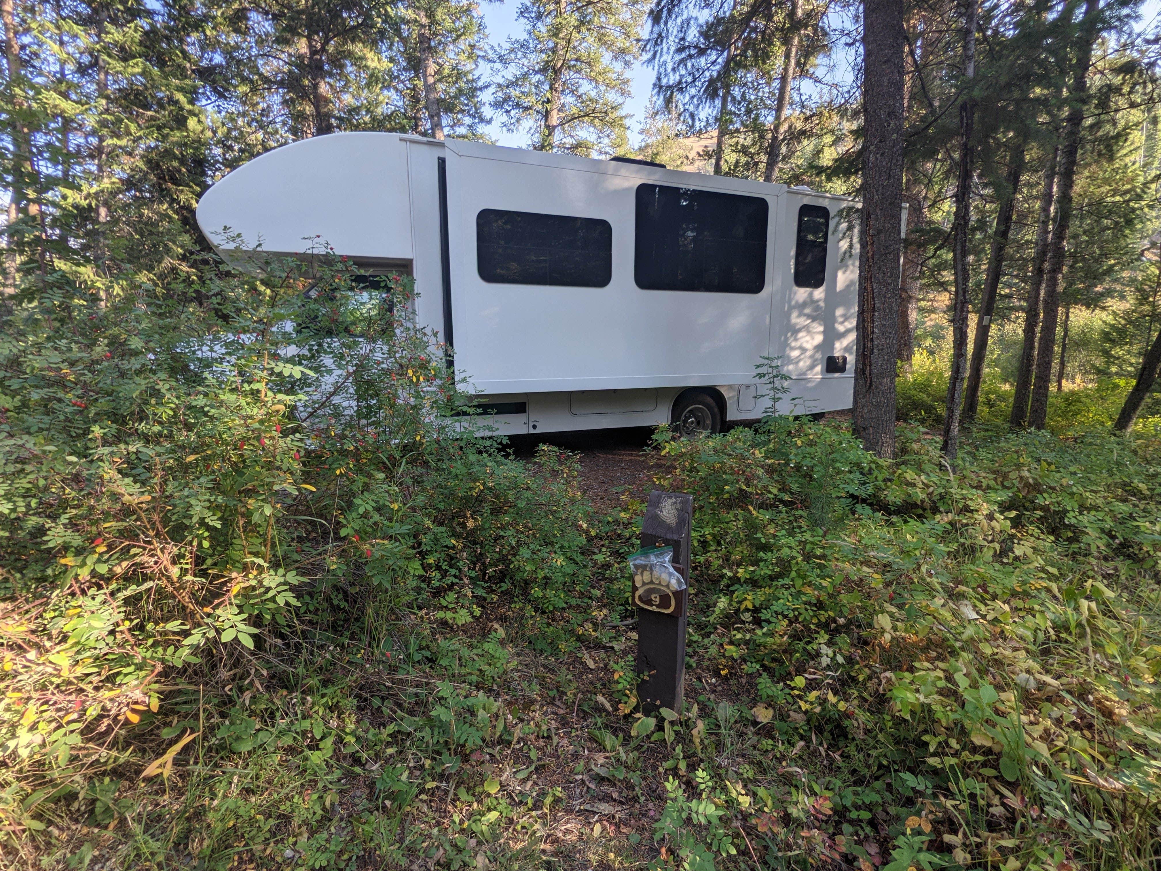 Laura M.'s photo of rv camping at Eagle Creek Campground near Shoshone National Forest