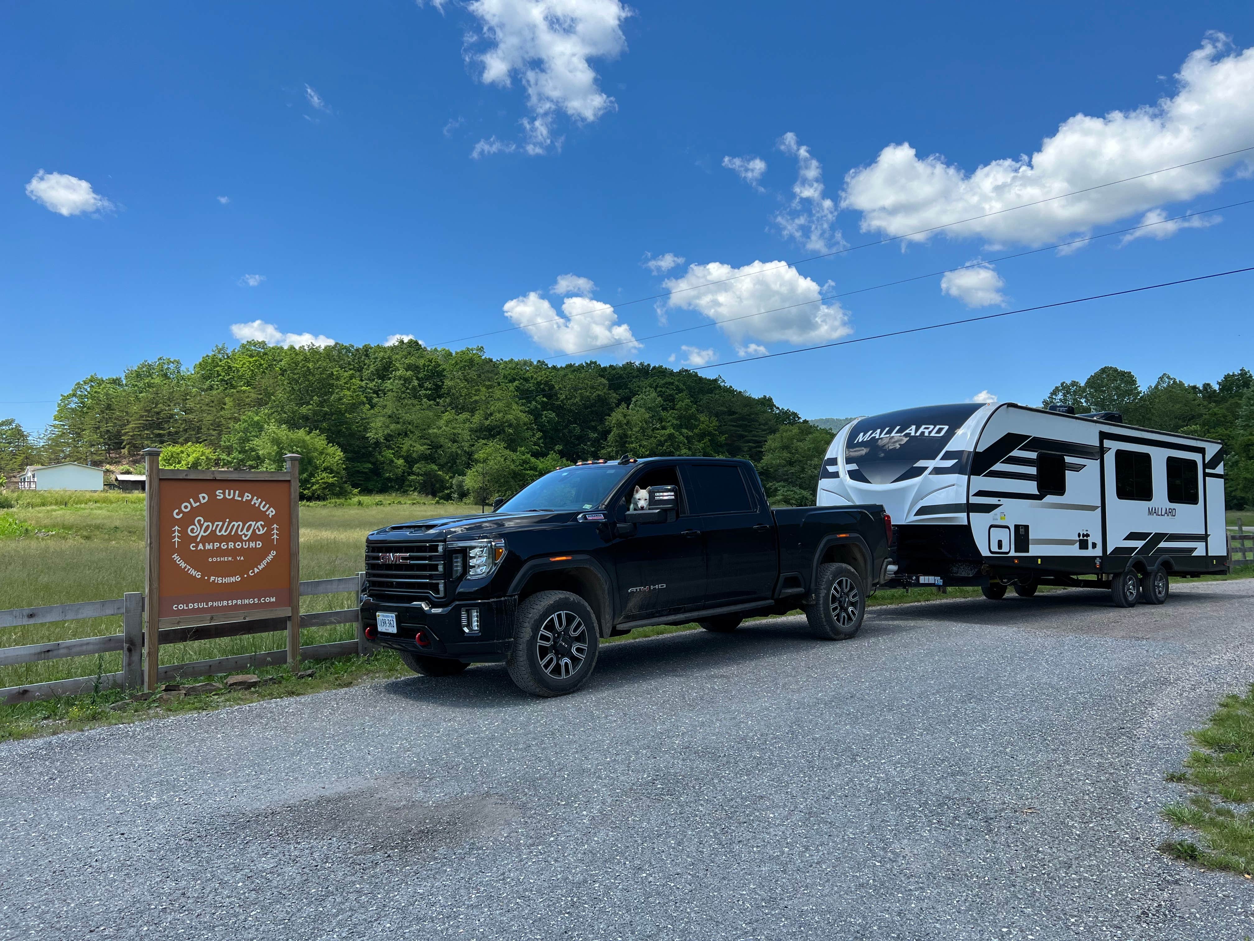 Camper-submitted photo at Cold Sulphur Spring Campground near Millboro, VA