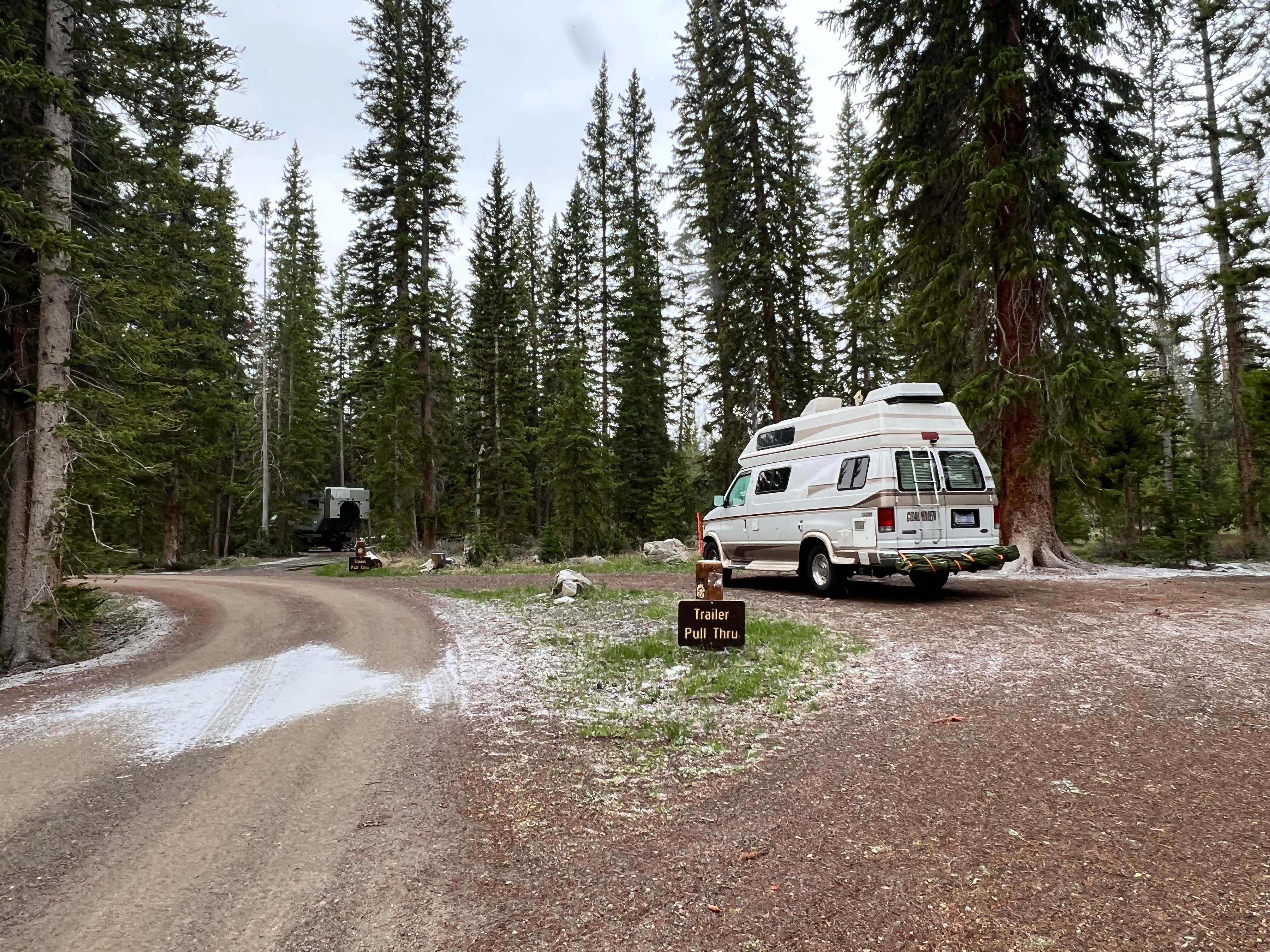 Andy's photo of rv camping at Falls Campground near Shoshone National Forest