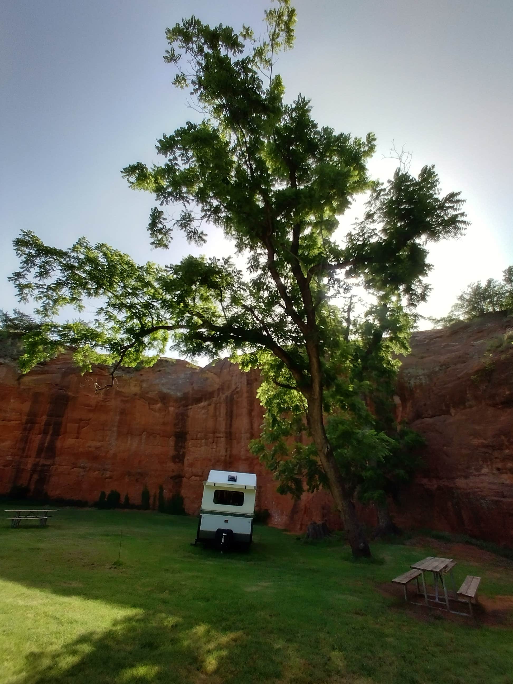Alex M.'s photo of rv camping at Red Rock Canyon Adventure Park near Hinton, OK