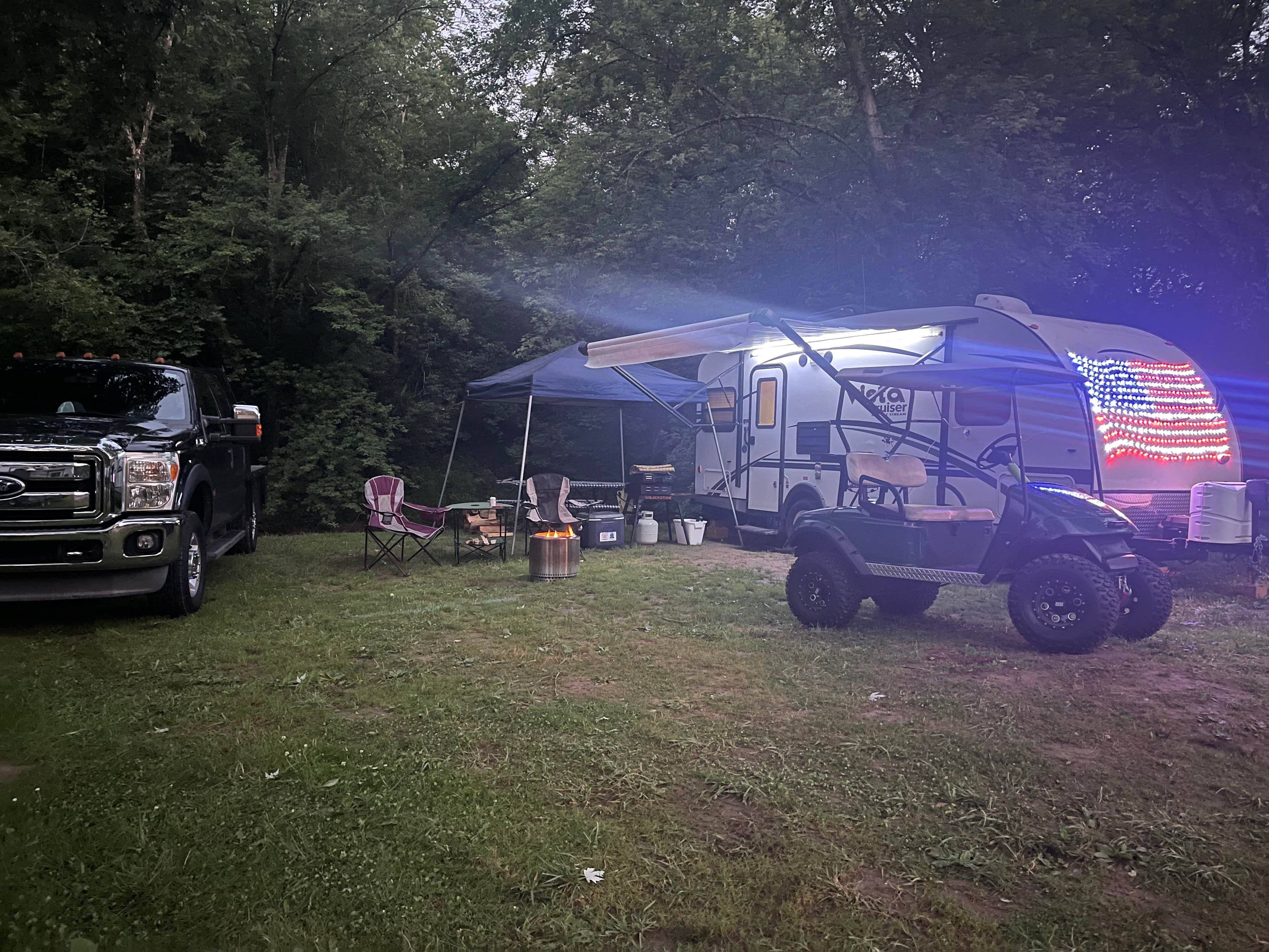 Camper-submitted photo at Falls Campground near Paintsville, KY
