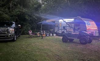 Dustin M.'s photo at Falls Campground in Kentucky
