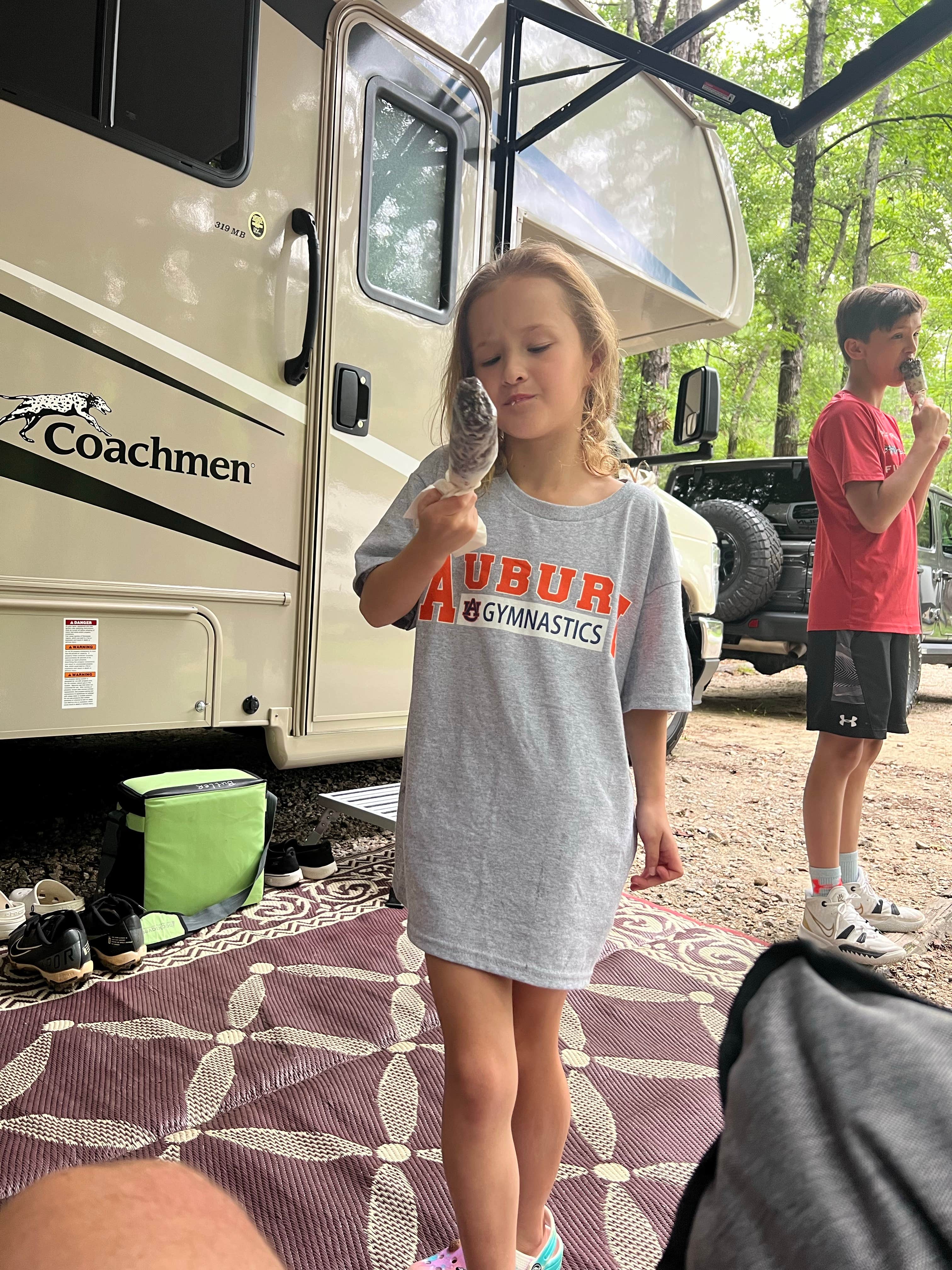 Julie B.'s photo of rv camping at Chewacla State Park Campground near Kent, AL