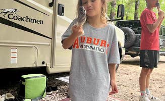 Julie B.'s photo of rv camping at Chewacla State Park Campground near Notasulga, AL