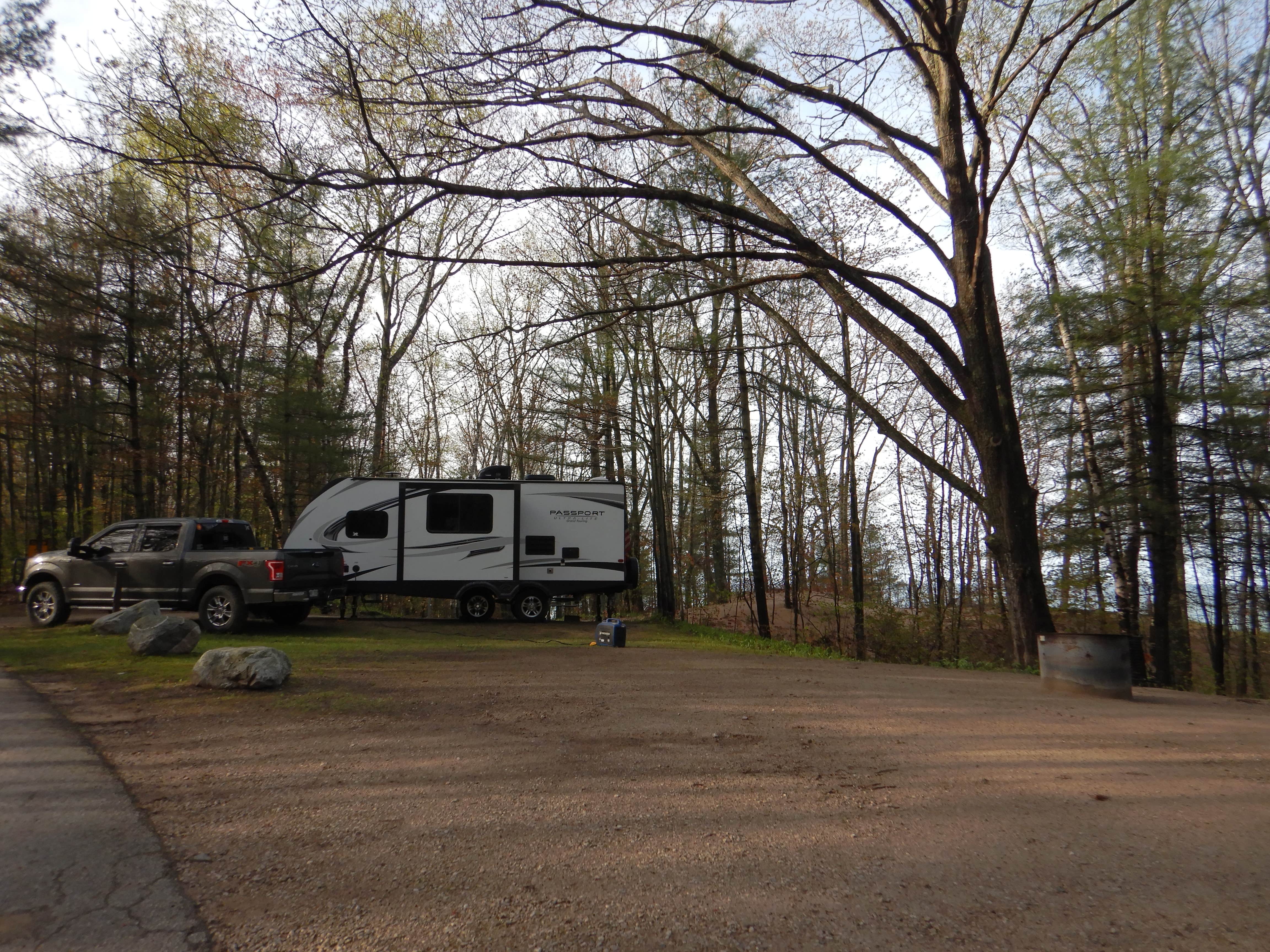 Kimberly  M.'s photo of rv camping at Lake Michigan At St. Ignace near Rudyard, MI