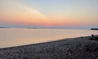 Zachary J.'s photo of a dispersed camping area at Mouth of the Huron Dispersed Camping near Houghton, MI