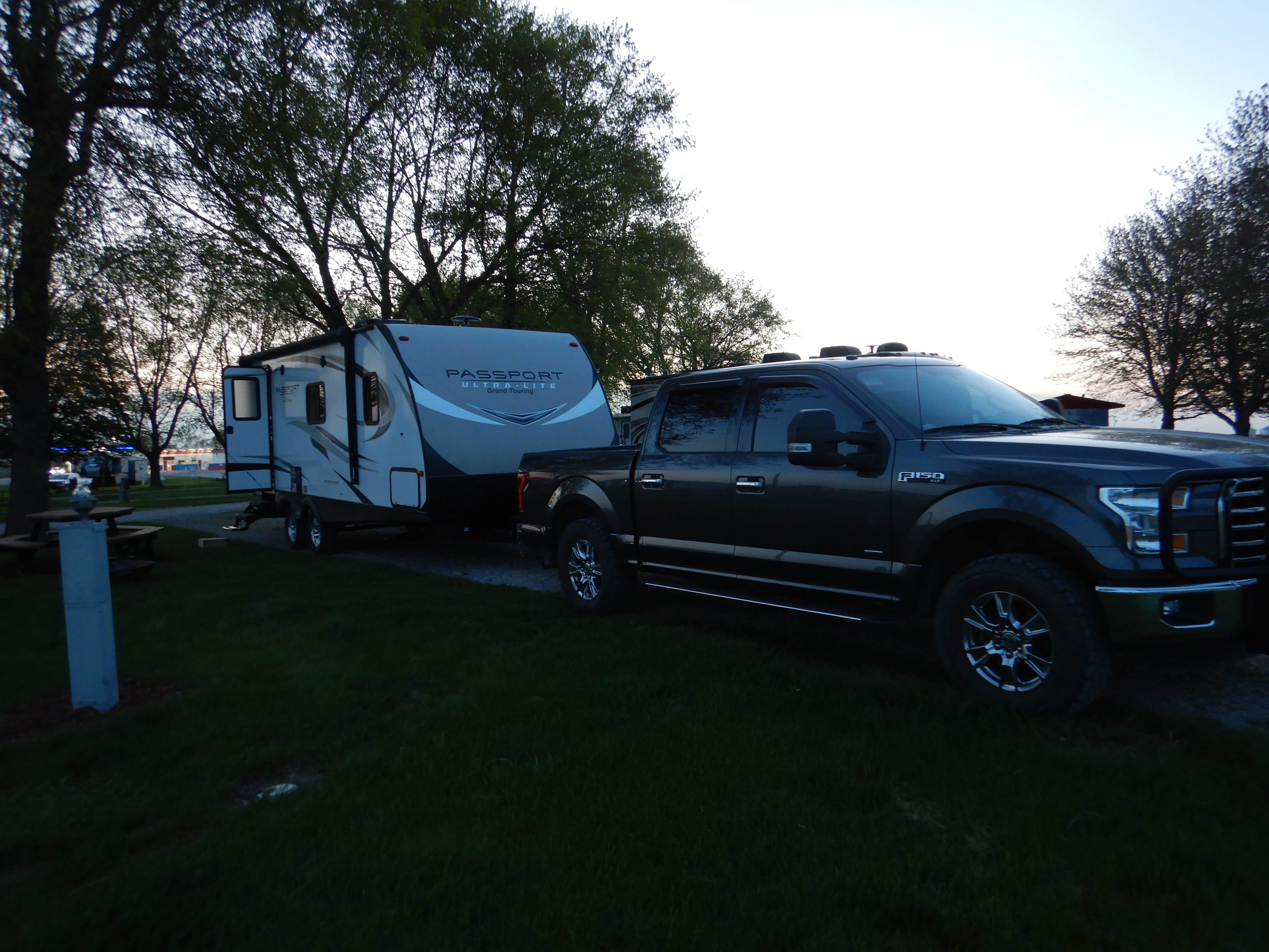 Kimberly  M.'s photo of rv camping at Kellogg RV Park near Gladbrook, IA