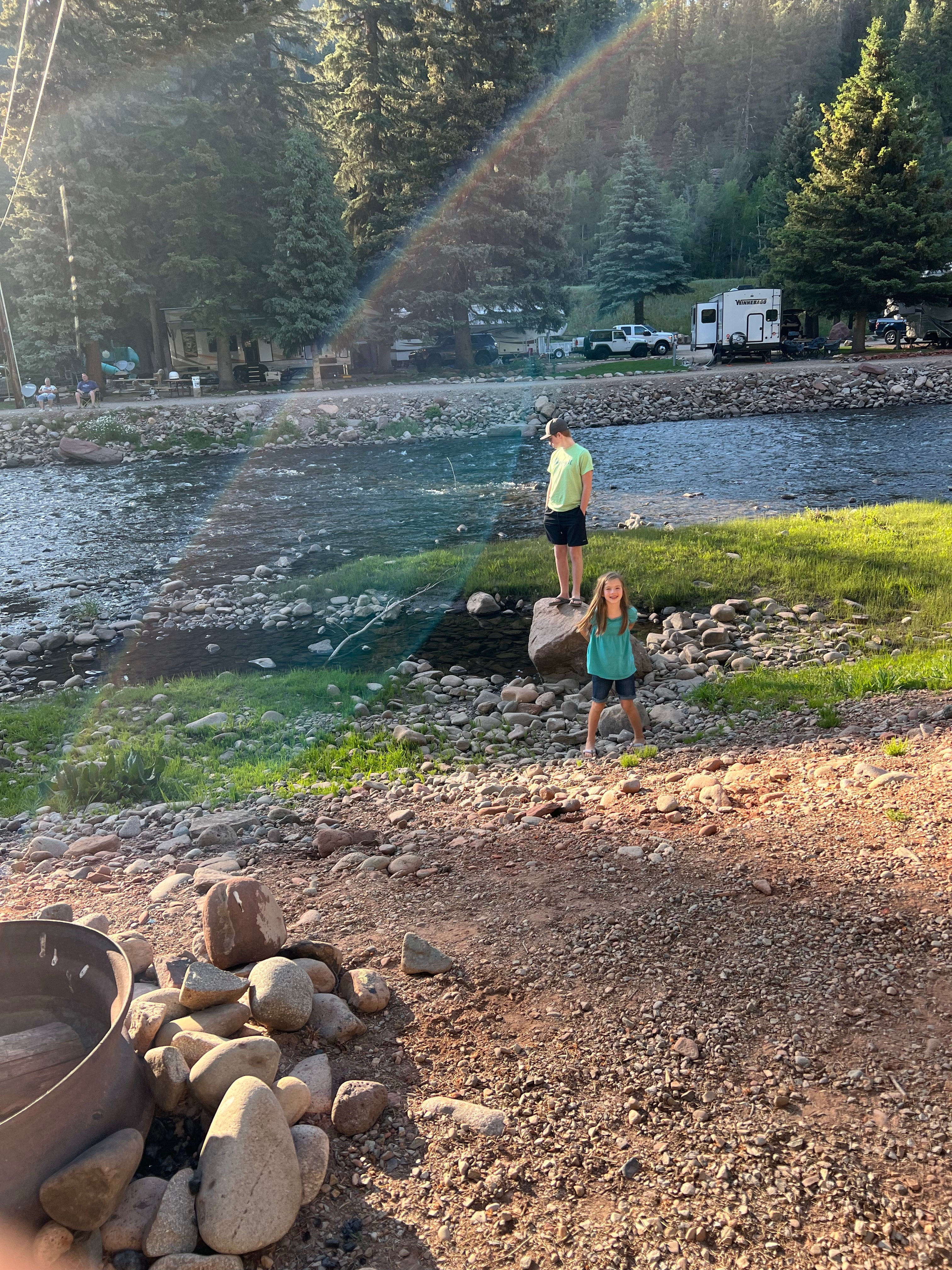 Camper submitted image from Priest Gulch Campground and RV Park Cabins and Lodge - 3