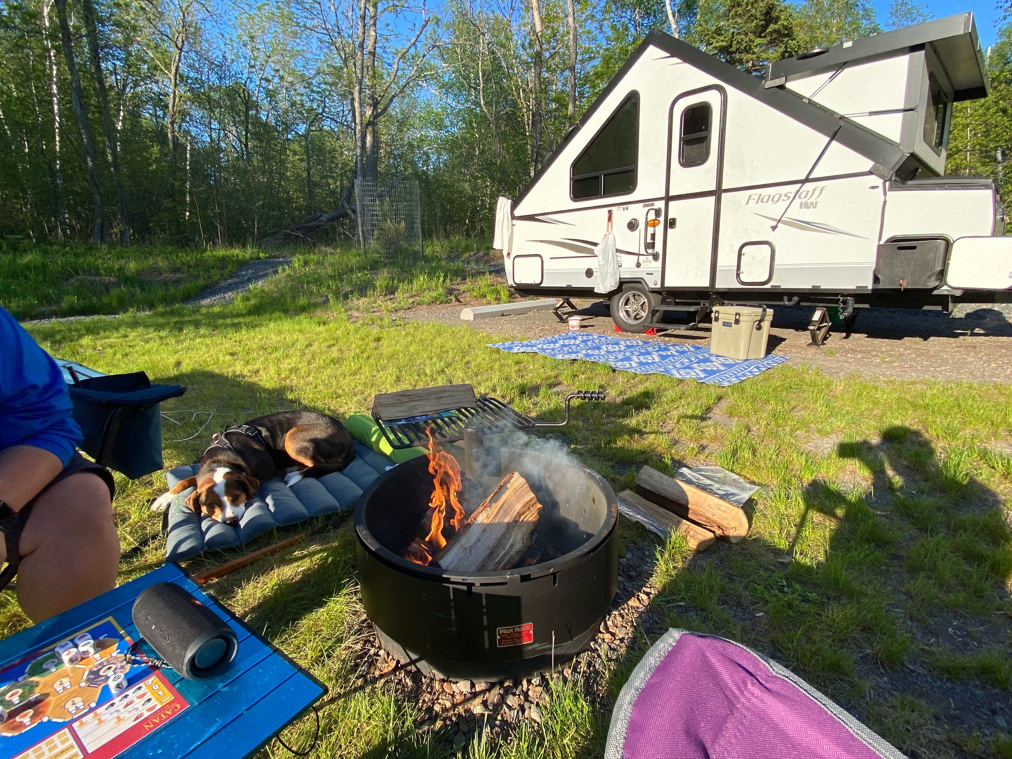 Lindsay T.'s photo of rv camping at Split Rock Lighthouse State Park Campground near Knife River, MN