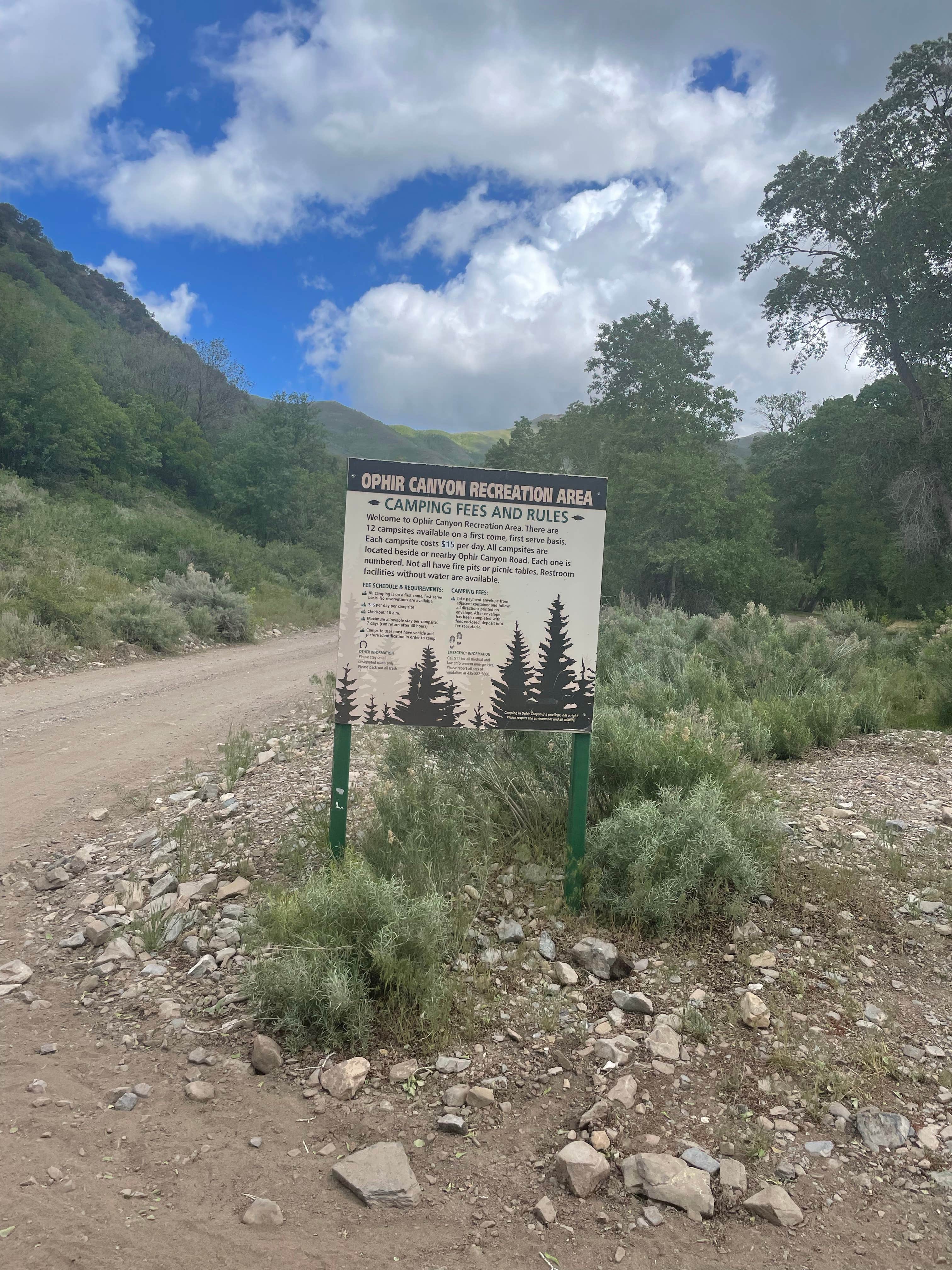 Camper-submitted photo at Ophir Canyon Campground near Tooele, UT