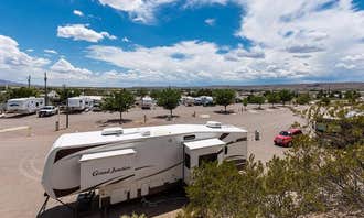 Camping near Lower Ridge Road — Elephant Butte Lake State Park: RJ RV Park, Truth or Consequences, New Mexico