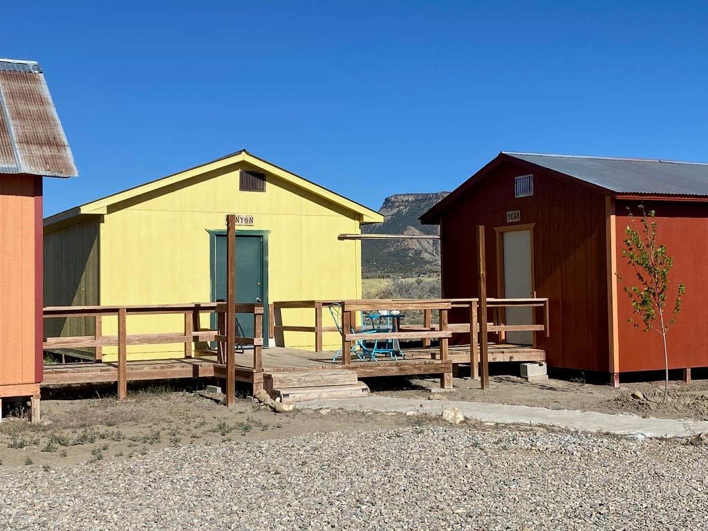 BrightStar C.'s photo of a cabin at Bright Star Campground near Dove Creek, CO