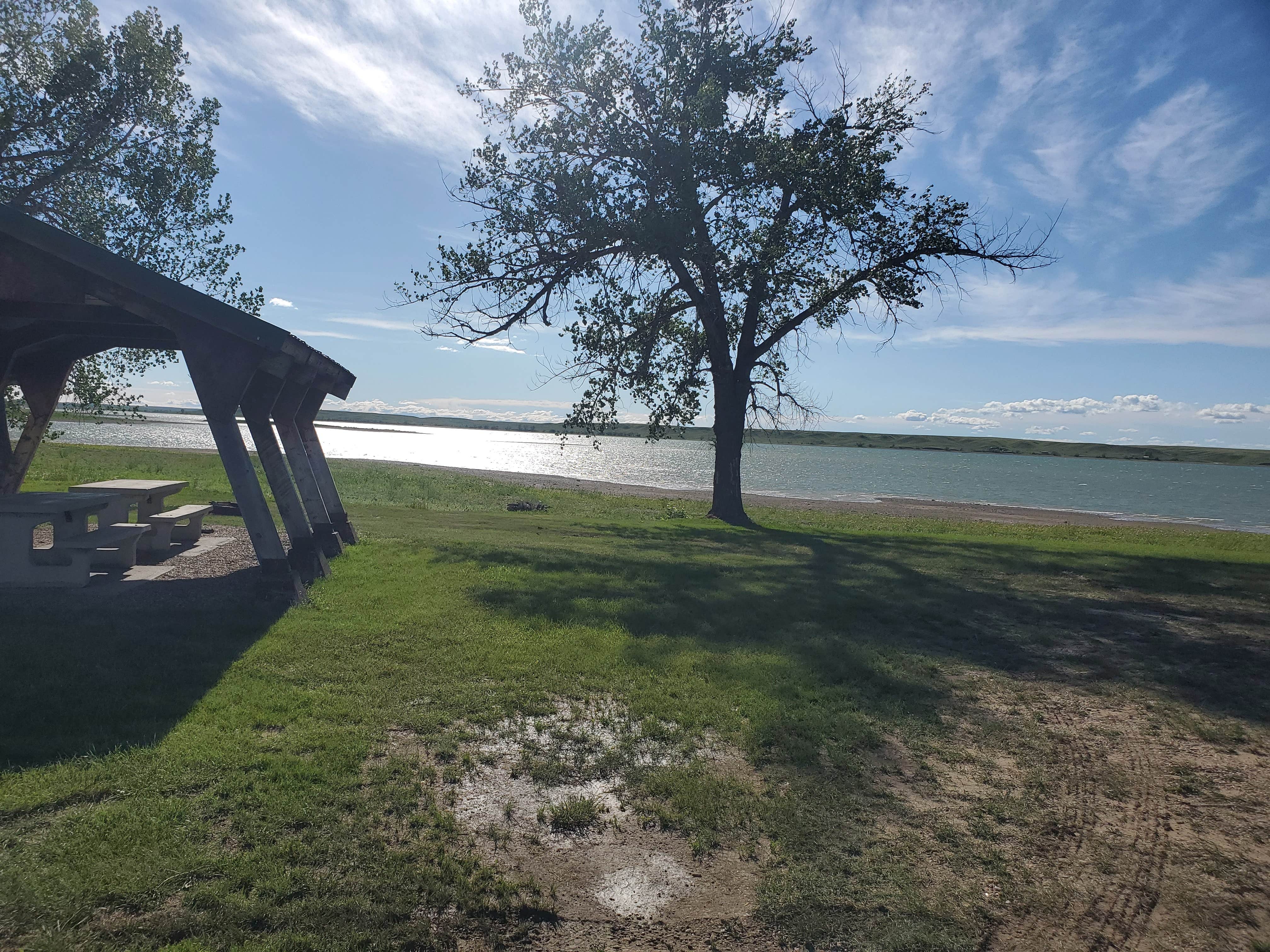 Camper-submitted photo at Nelson Reservoir - USBR near Malta, MT