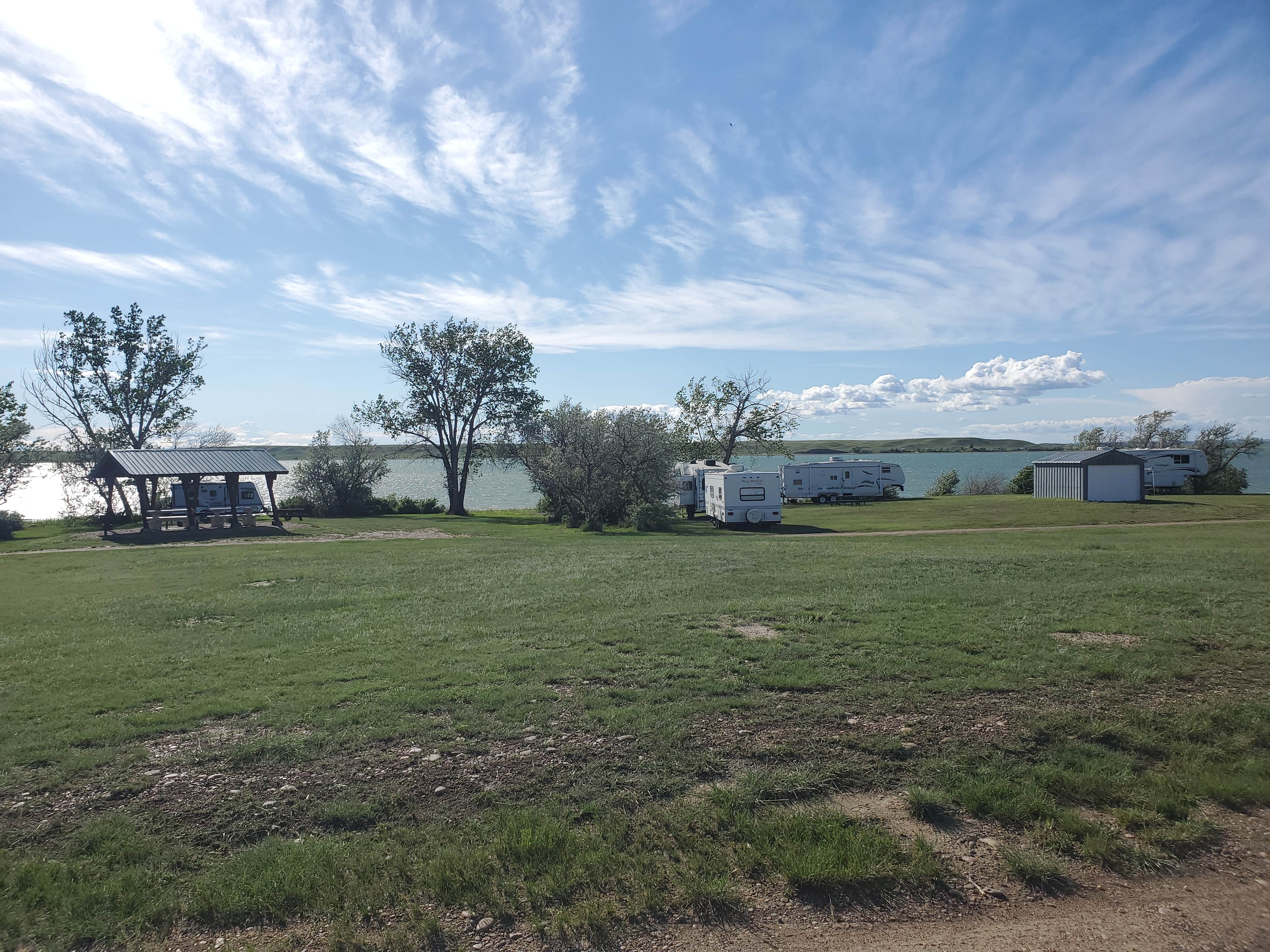 Camper-submitted photo at Nelson Reservoir - USBR near Malta, MT