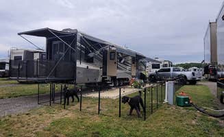 Doug J.'s photo of camping with pets at Elkhart Campground near Sturgis, MI