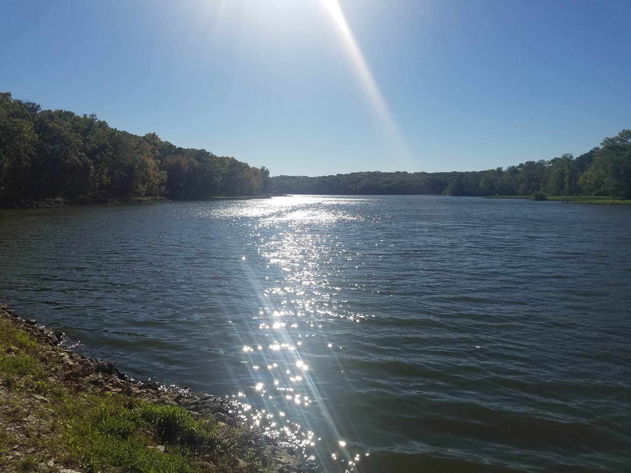 Camper submitted image from Lake Ahquabi State Park Campground - 3