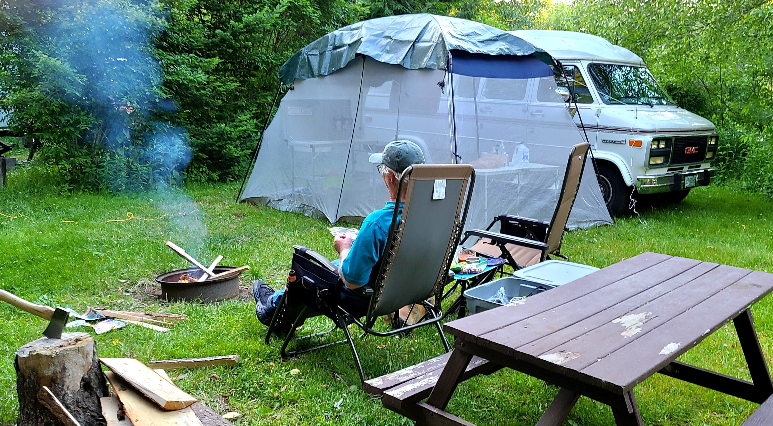 Camper-submitted photo at Shelburne Camping Area near Waterbury Center, VT