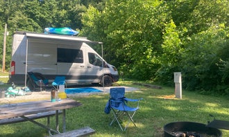 Camping near Oasis Point RV Resort & Adventure Lake: Grayson Getaways, Grayson Lake, Kentucky