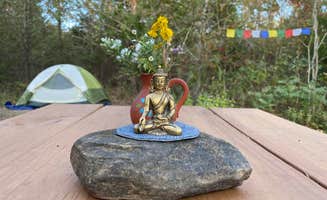 Joe P.'s photo of tent camping at Three Ponds Community near Broken Arrow, OK