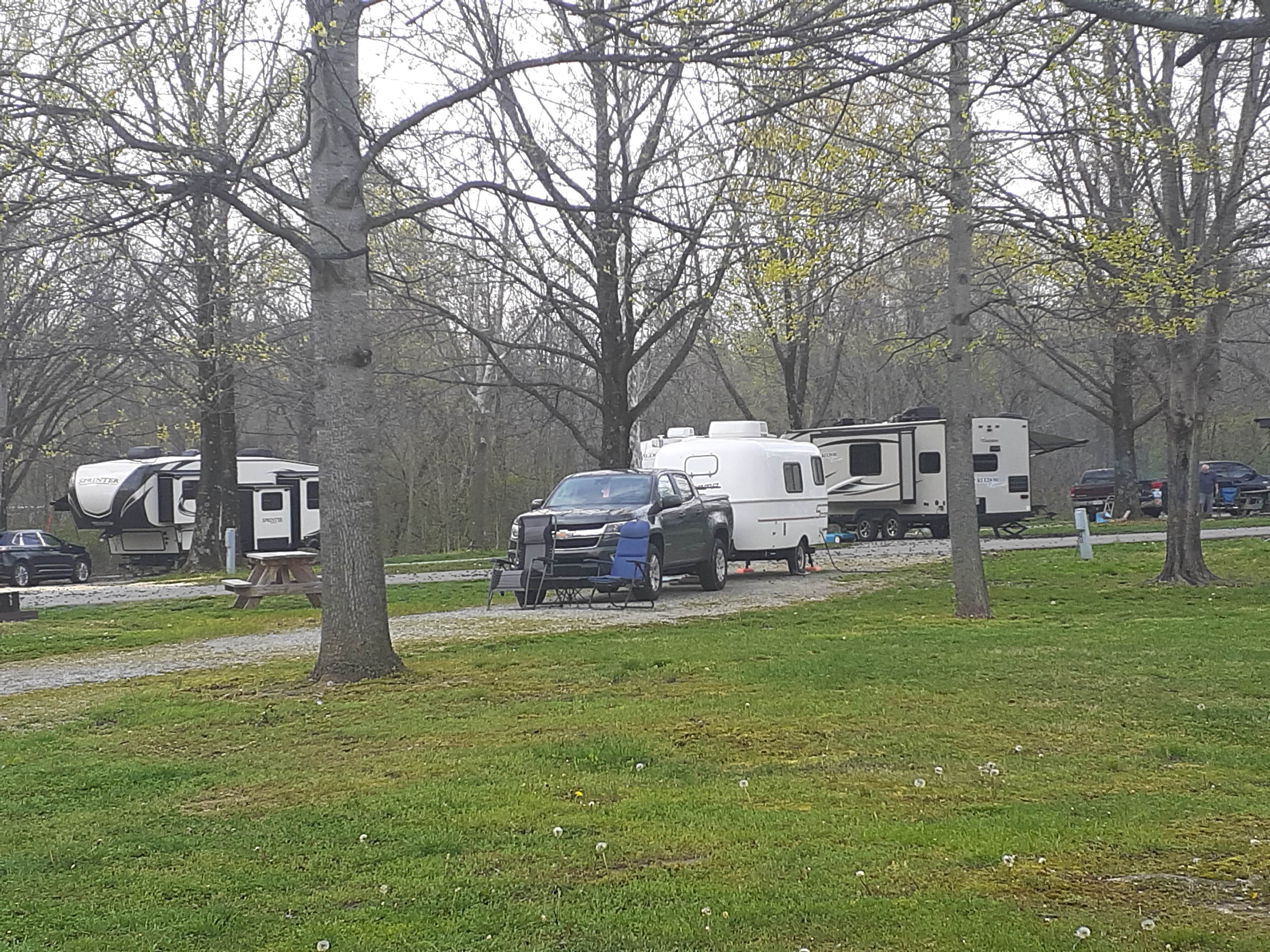 Cynthia K.'s photo of rv camping at Harmonie State Park Campground near New Harmony, IN