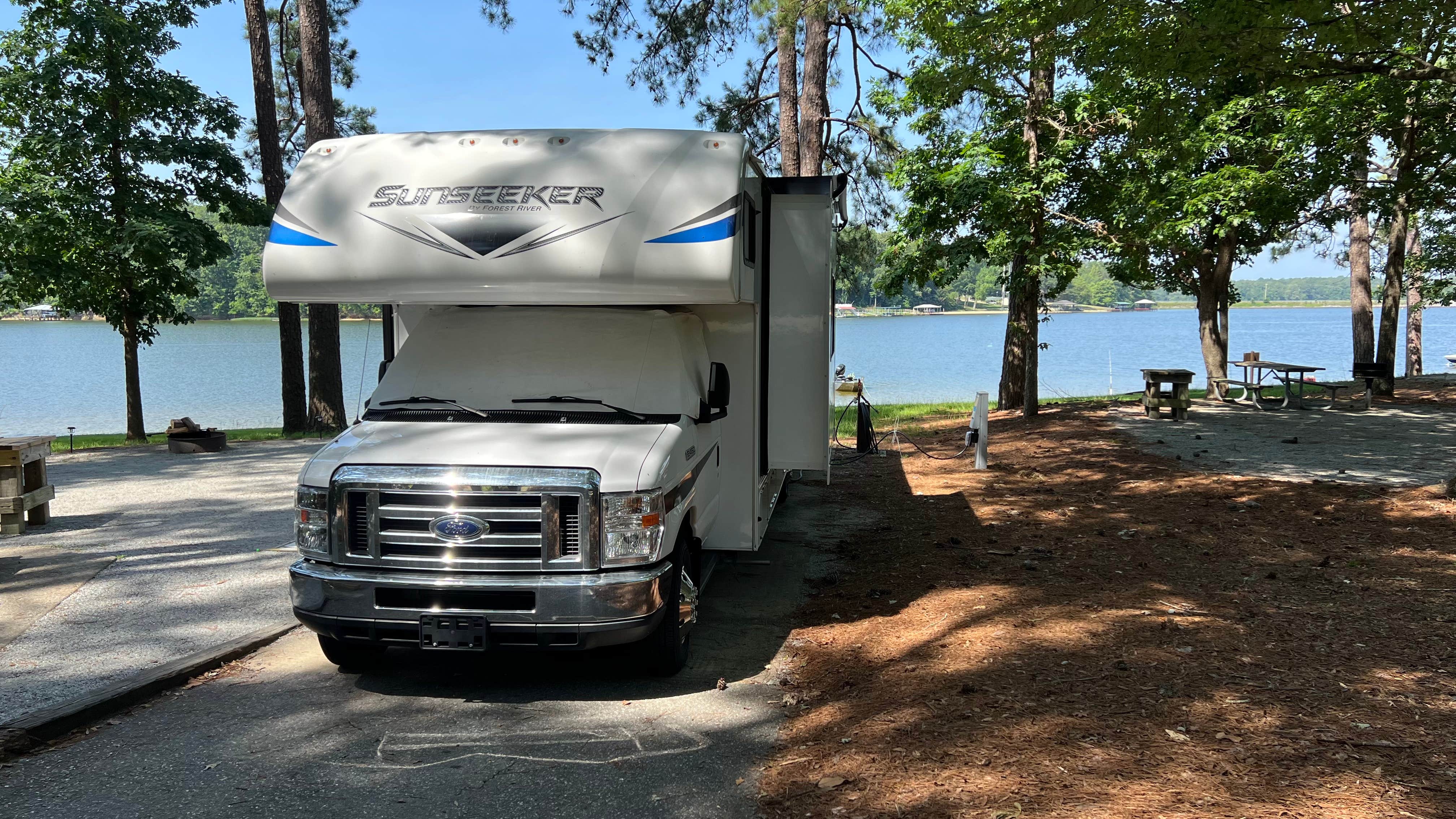 Lorilee S.'s photo of rv camping at COE Walter F George Lake White Oak Creek Campground near Troy, AL