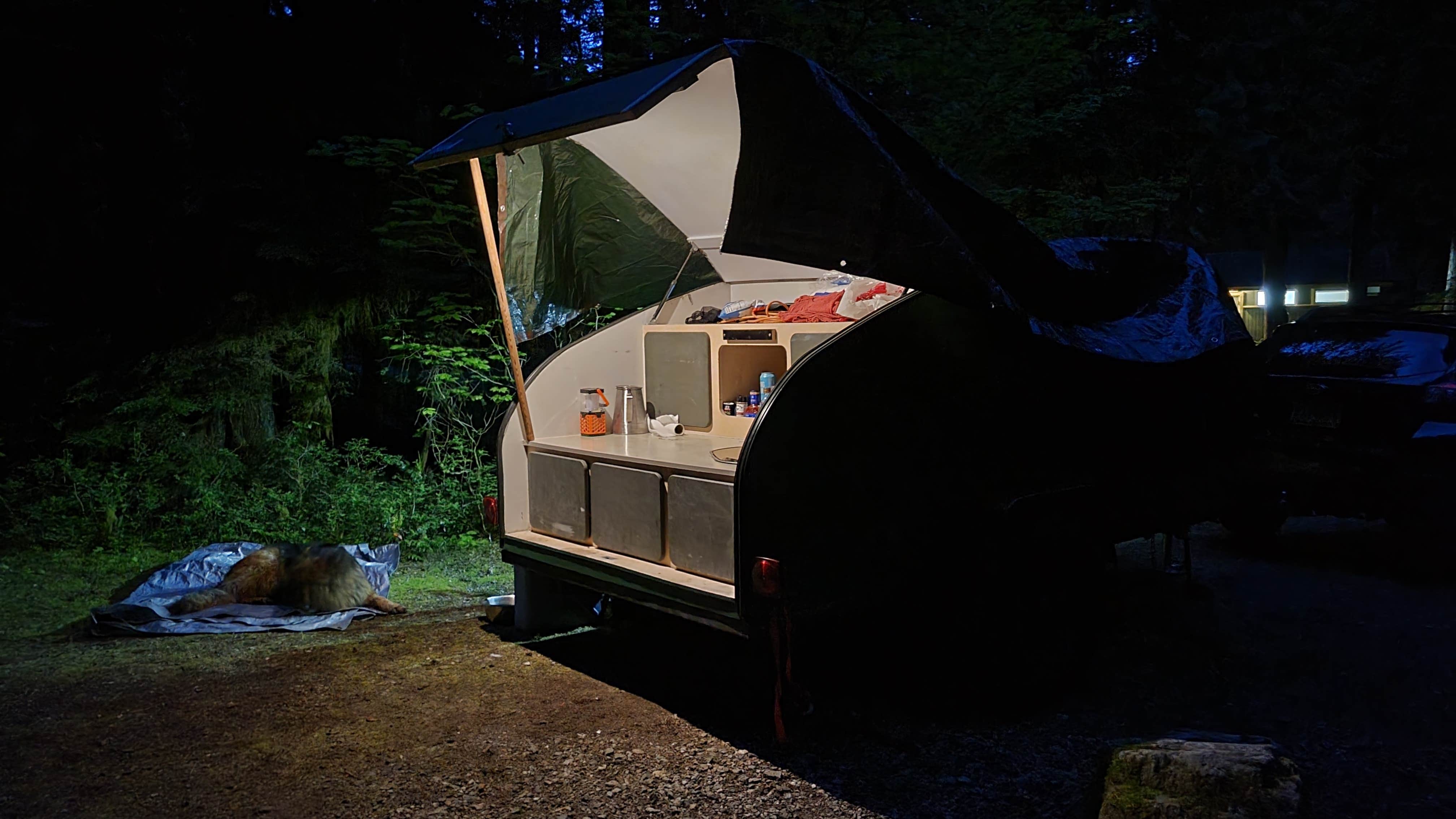 Rhett B.'s photo of rv camping at Colonial Creek North Campground — Ross Lake National Recreation Area near Mazama, WA