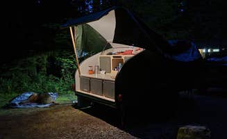 Rhett B.'s photo of rv camping at Colonial Creek North Campground — Ross Lake National Recreation Area near North Cascades National Park