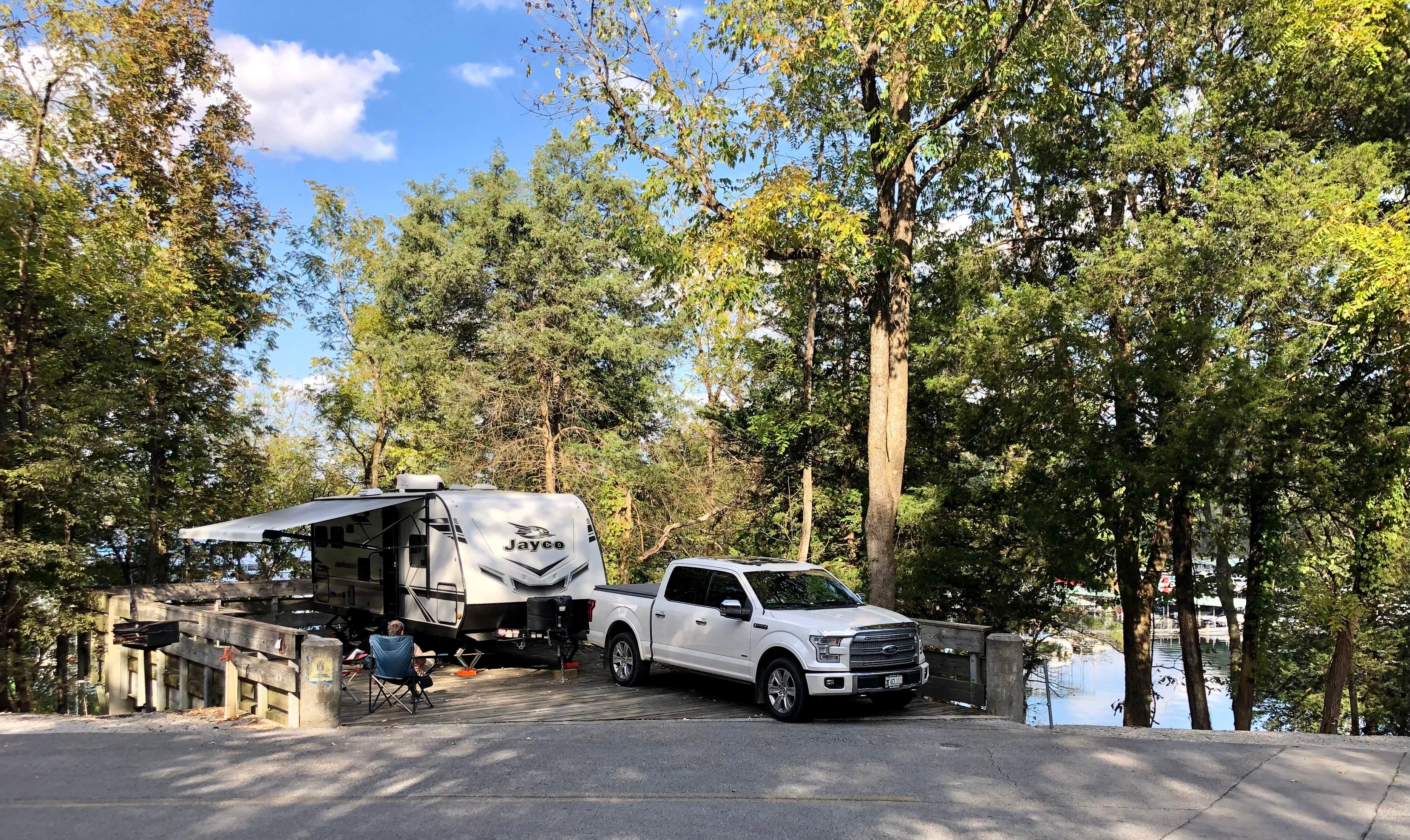 Deb M.'s photo of rv camping at Edgar Evins State Park Campground near Gainesboro, TN
