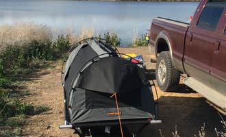 Camping near Crescent Bar Campground (Grant PUD Crescent Bar Recreation Area): Quincy Lake, Quincy, Washington