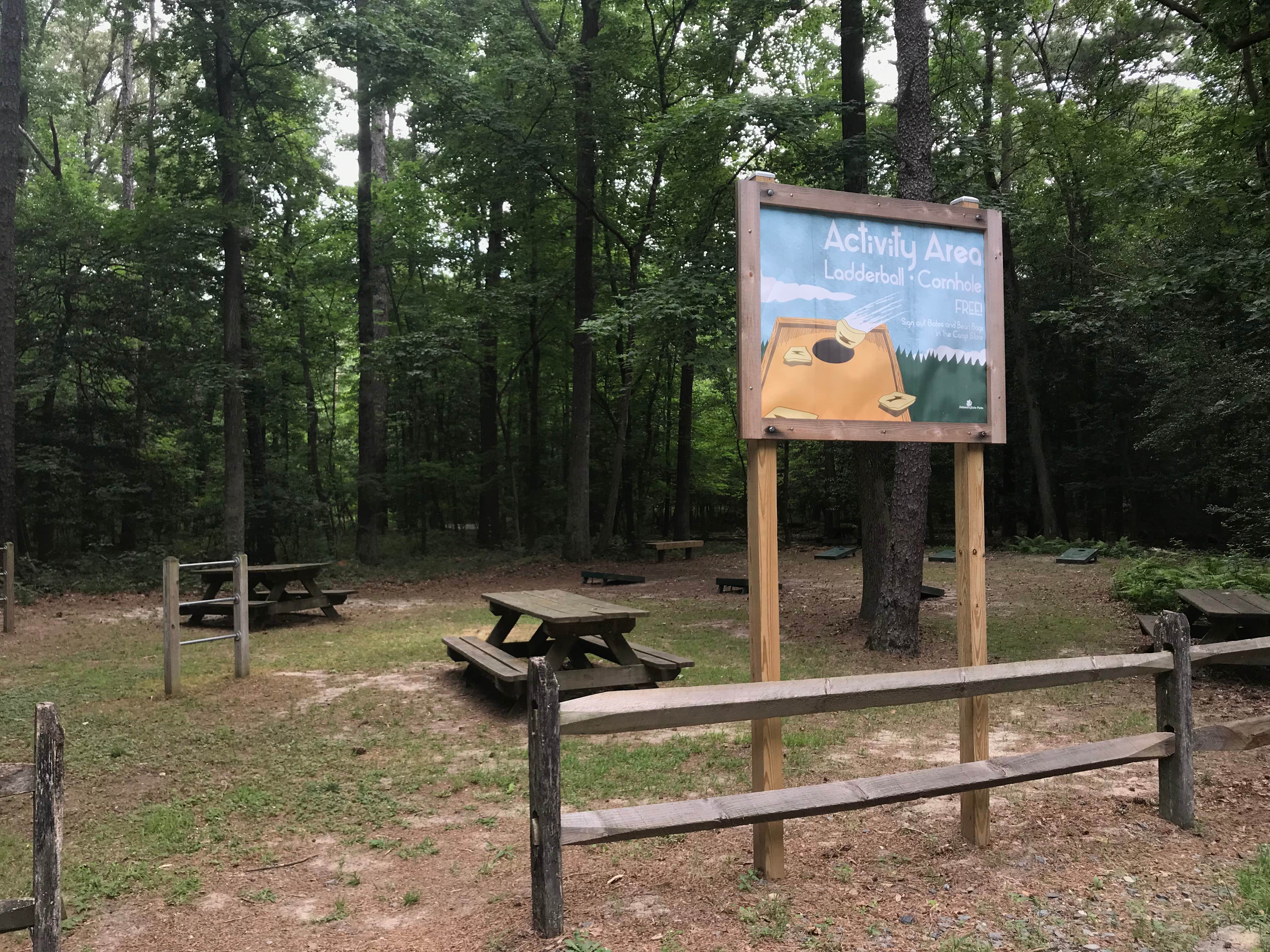 Camper submitted image from Trap Pond State Park Campground - 5
