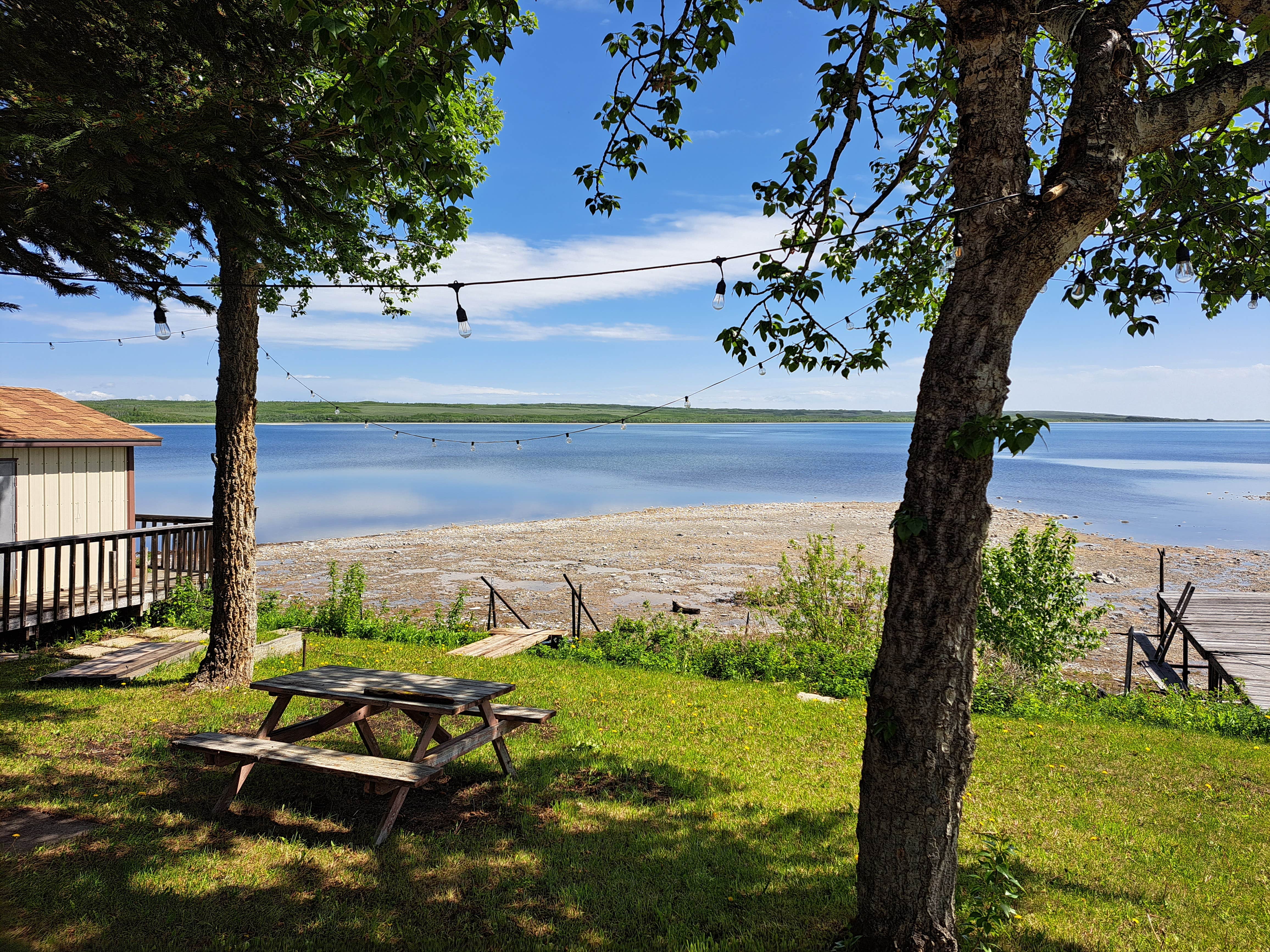 Camping near East Side Glacier Park: Fish Camp at Duck Lake, Babb, Montana
