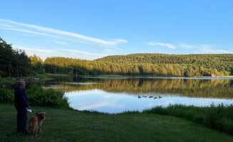 Linda O.'s photo of camping with pets at North-South Lake Campground near Rhinebeck, NY