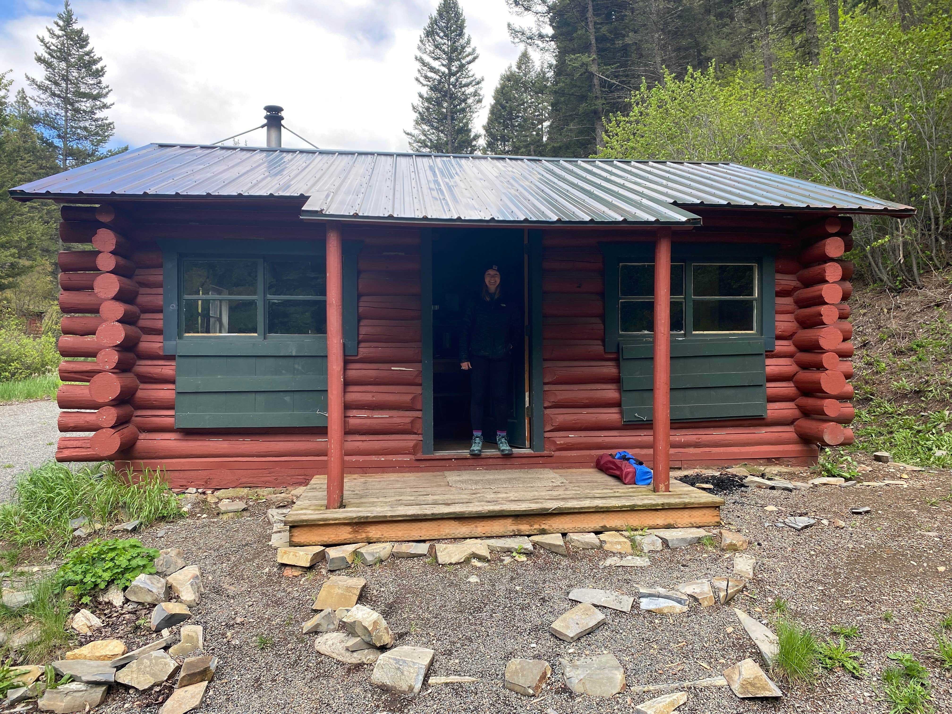 Alex K.'s photo of a cabin at Miller Cabin near Boulder, MT