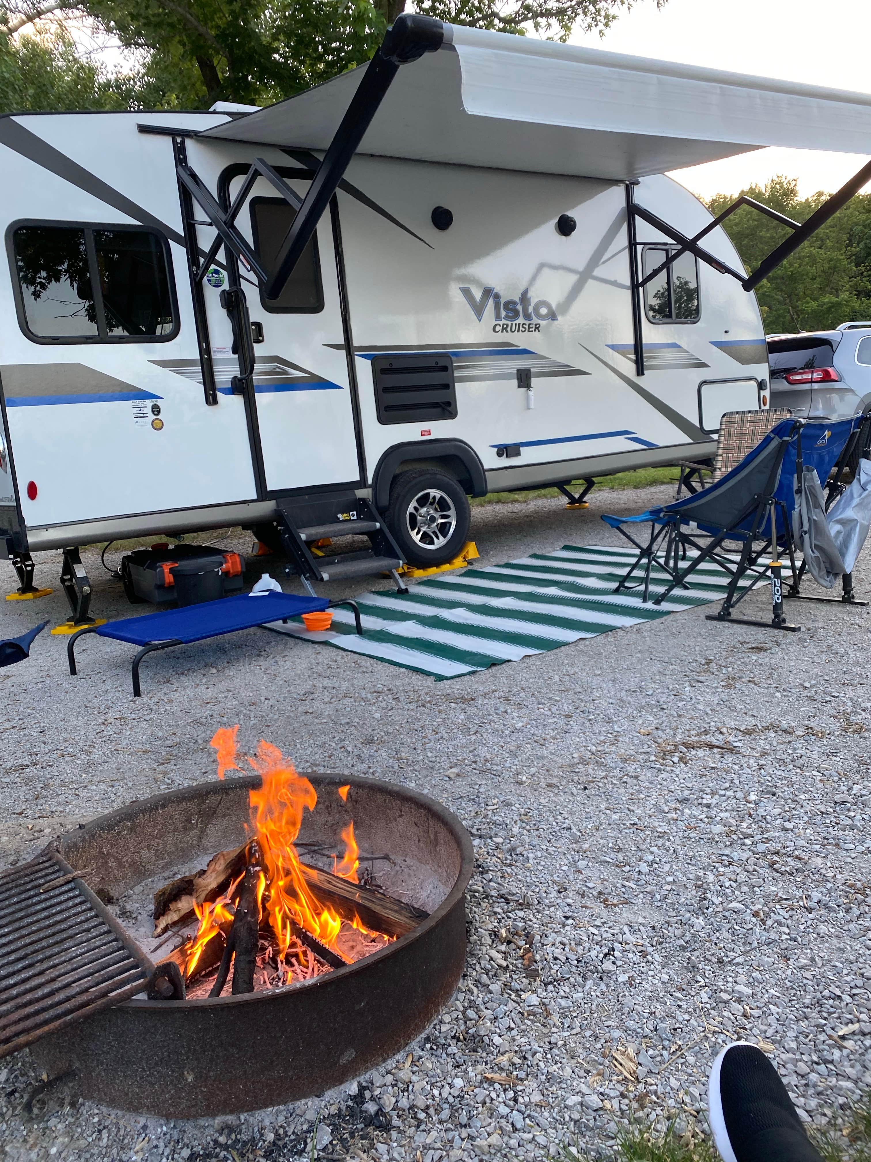 Corey P.'s photo of rv camping at Bob Shelter Recreation Area & Campground near Ames, IA