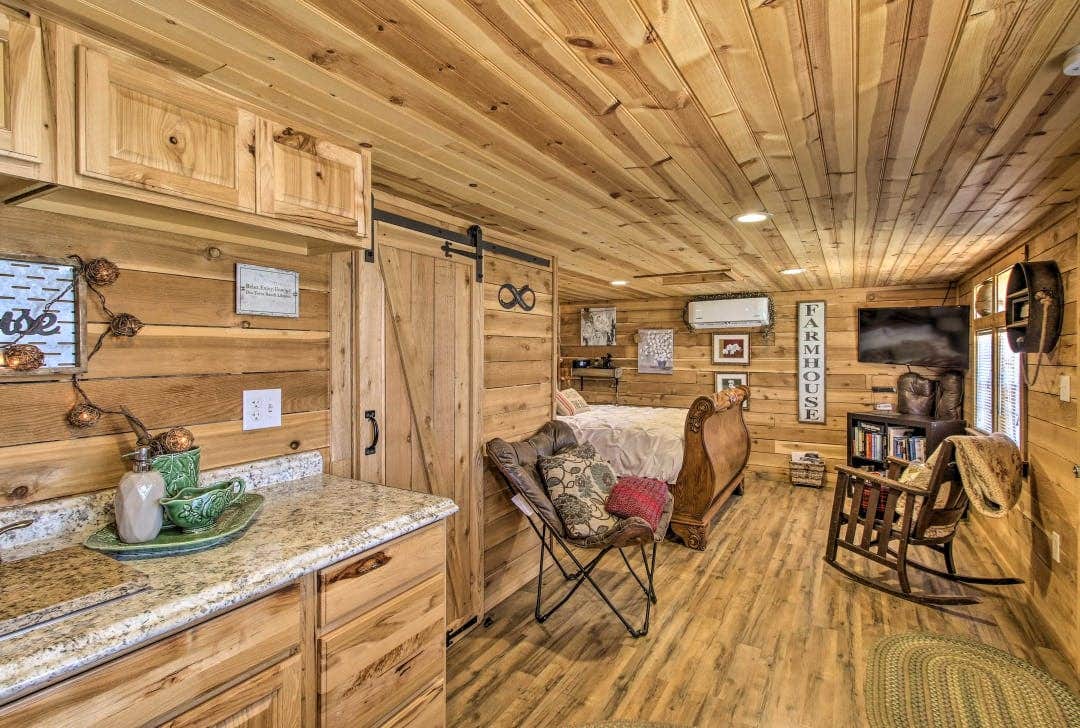 Ashley F.'s photo of a cabin at Lil Cabin Big Rocker near Greenbrier, TN