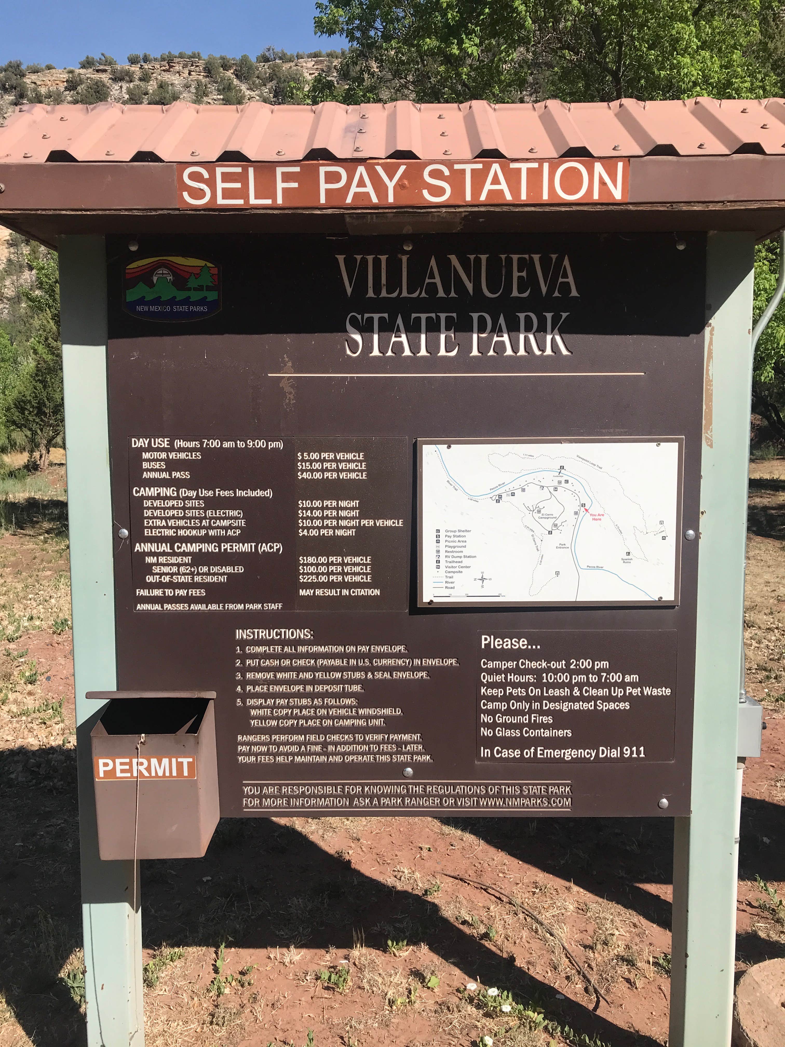 Camper submitted image from Villanueva State Park Campground - 5