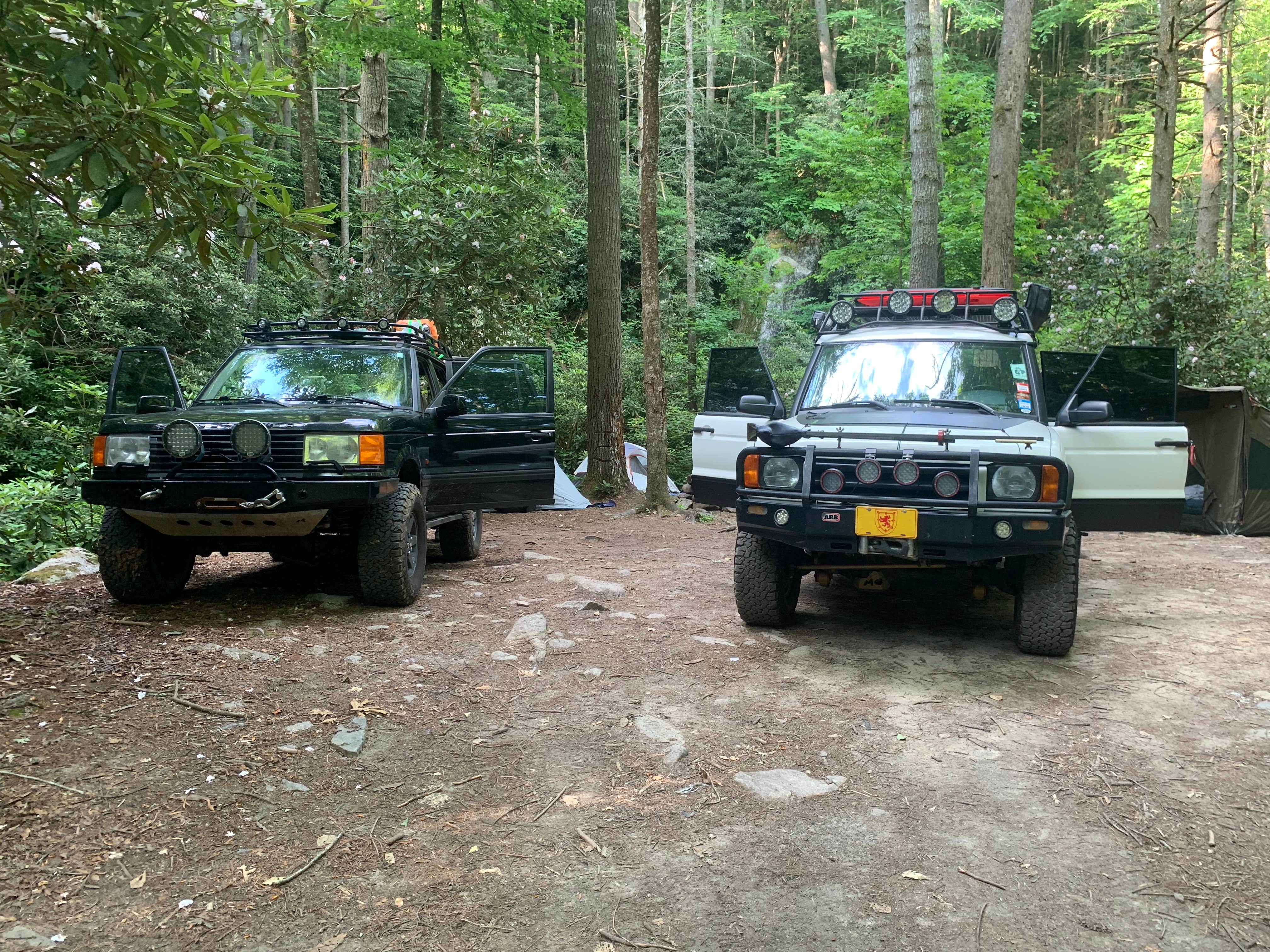 Camper-submitted photo at Hurricane Creek Camp near Nantahala National Forest