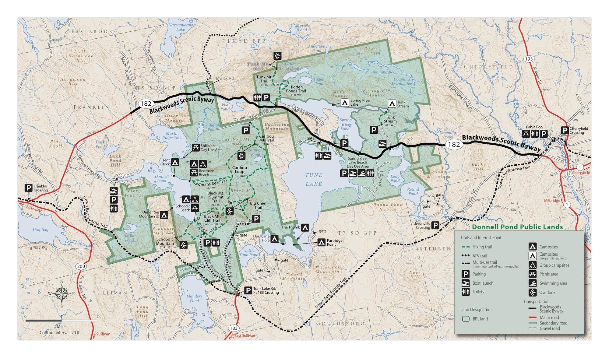 Camper-submitted photo at Donnell Pond — Donnel Pond near Otis, ME