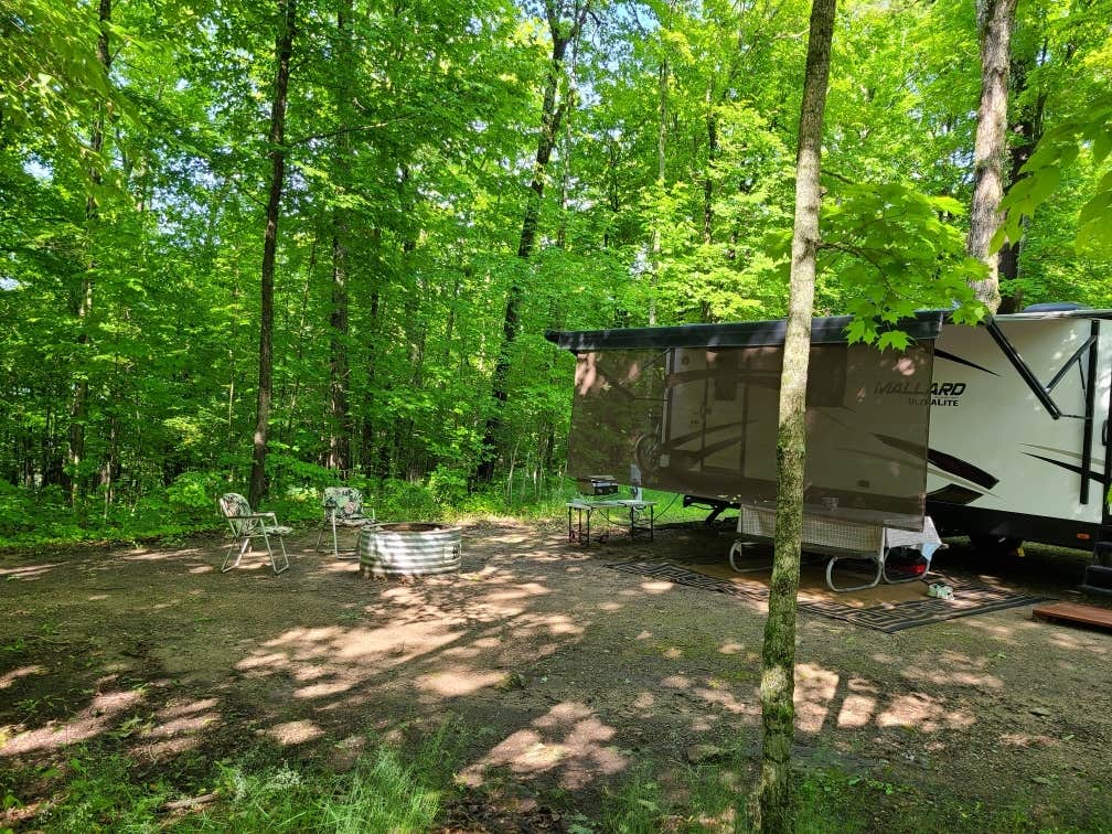 Barbara K.'s photo of a cabin at Onaway State Park Campground near Gaylord, MI