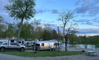 Camping near Dillon Lake Group Picnic Shelter: National Road Campground, Zanesville, Ohio