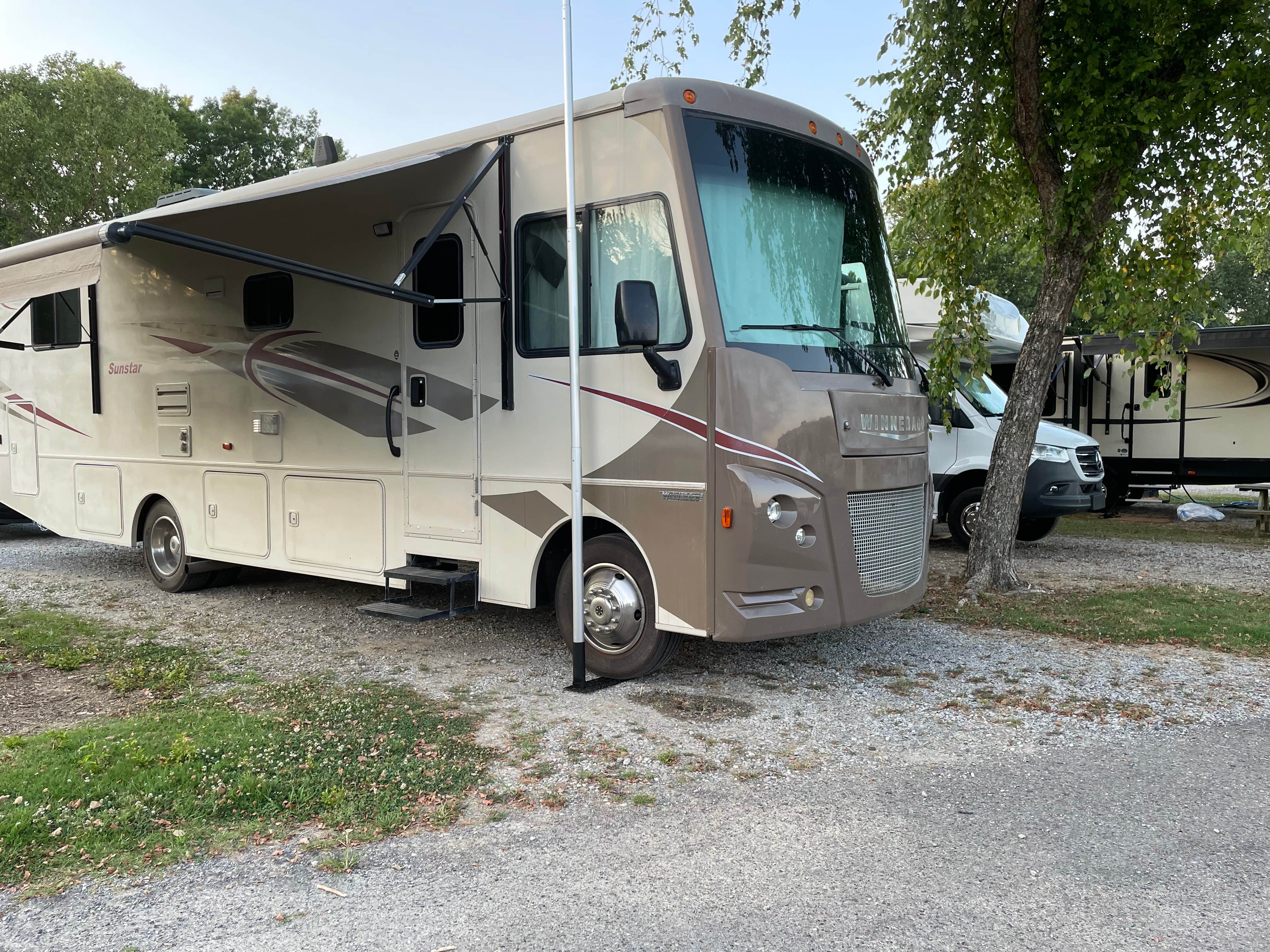 Cari W.'s photo of rv camping at Graceland RV Park & Campground near Arkabutla Lake