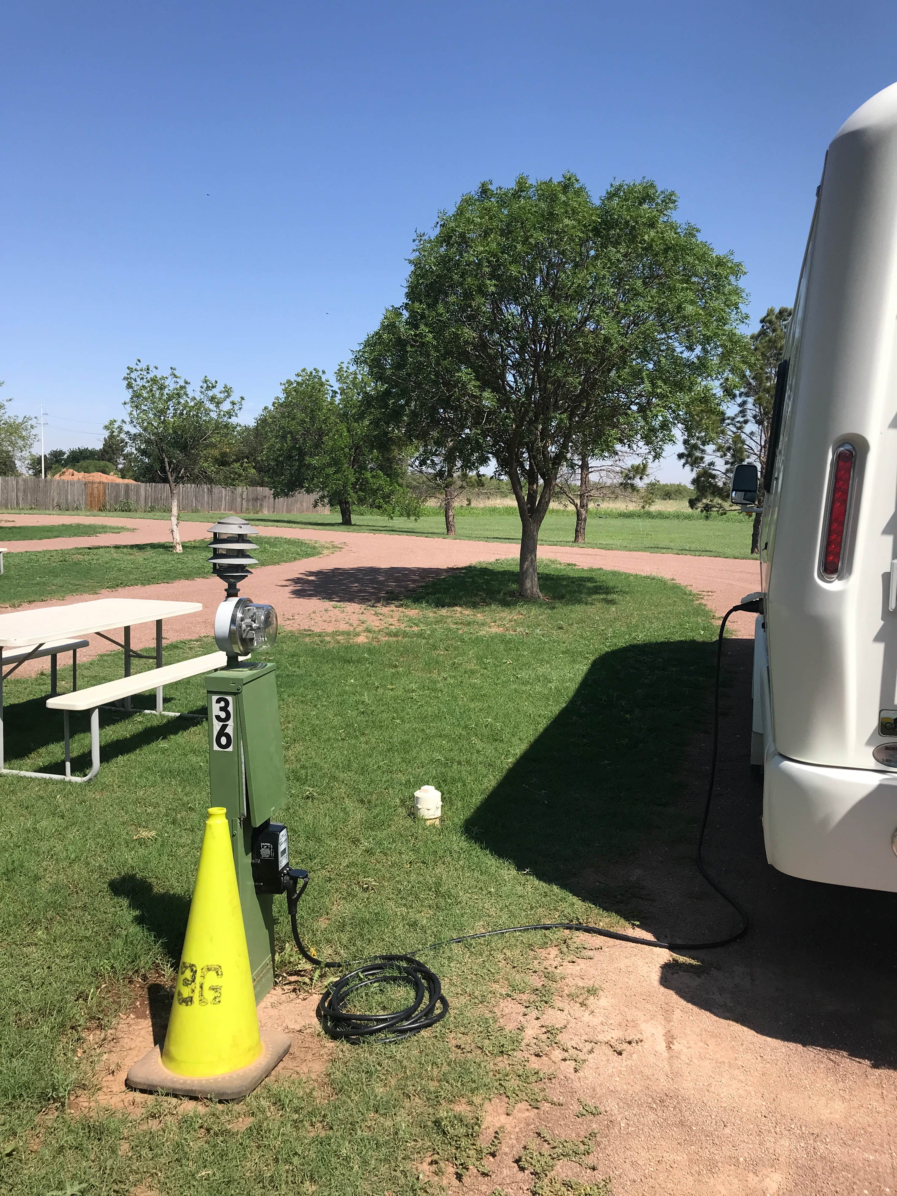Susan L.'s photo of rv camping at Ole Town Cotton Gin RV Park near Estelline, TX