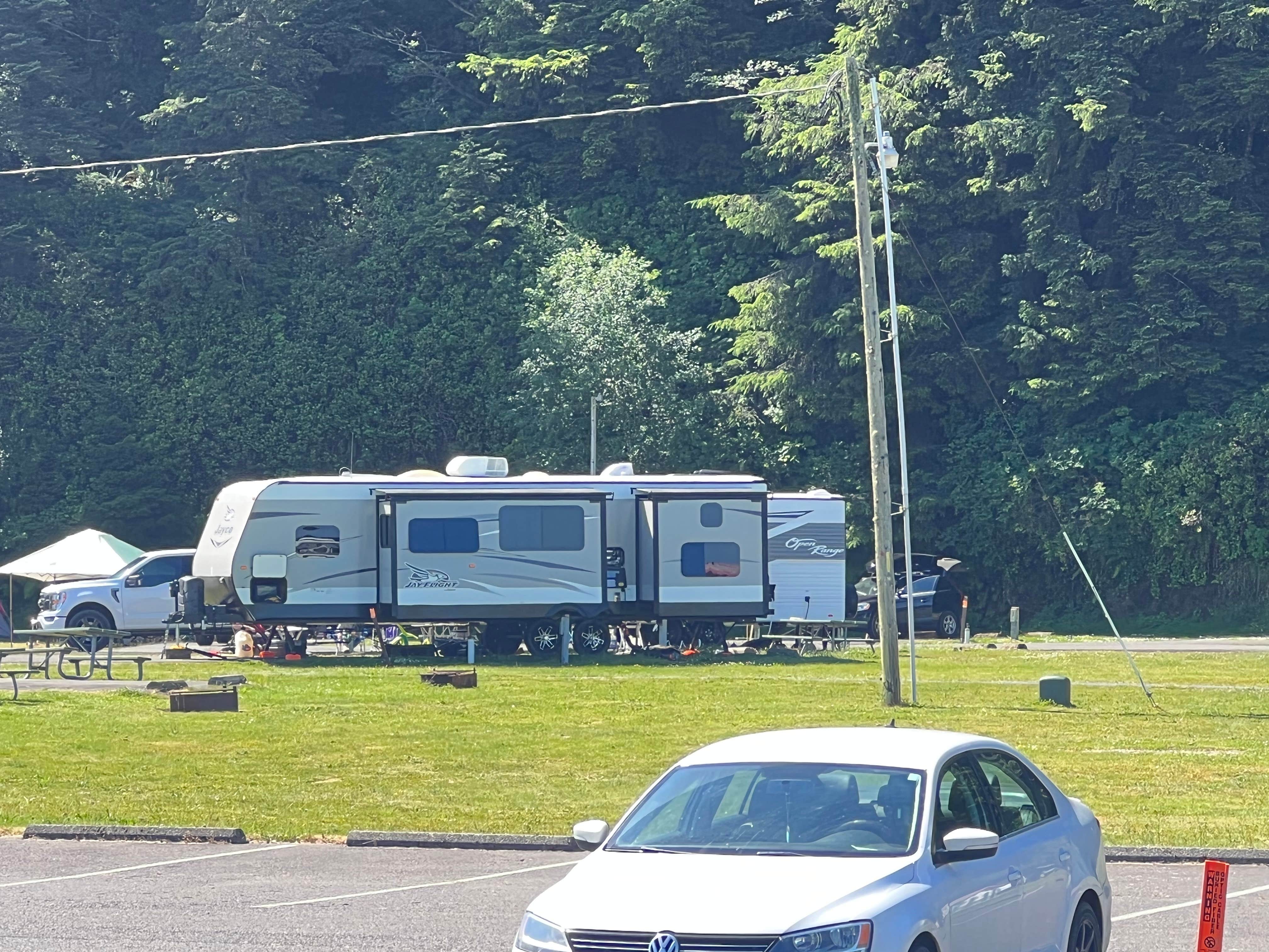 Dawn K.'s photo of rv camping at Windy Cove Campground (Section A) near Florence, OR