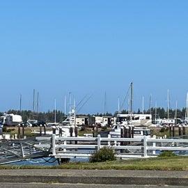 marina/docks right across the road