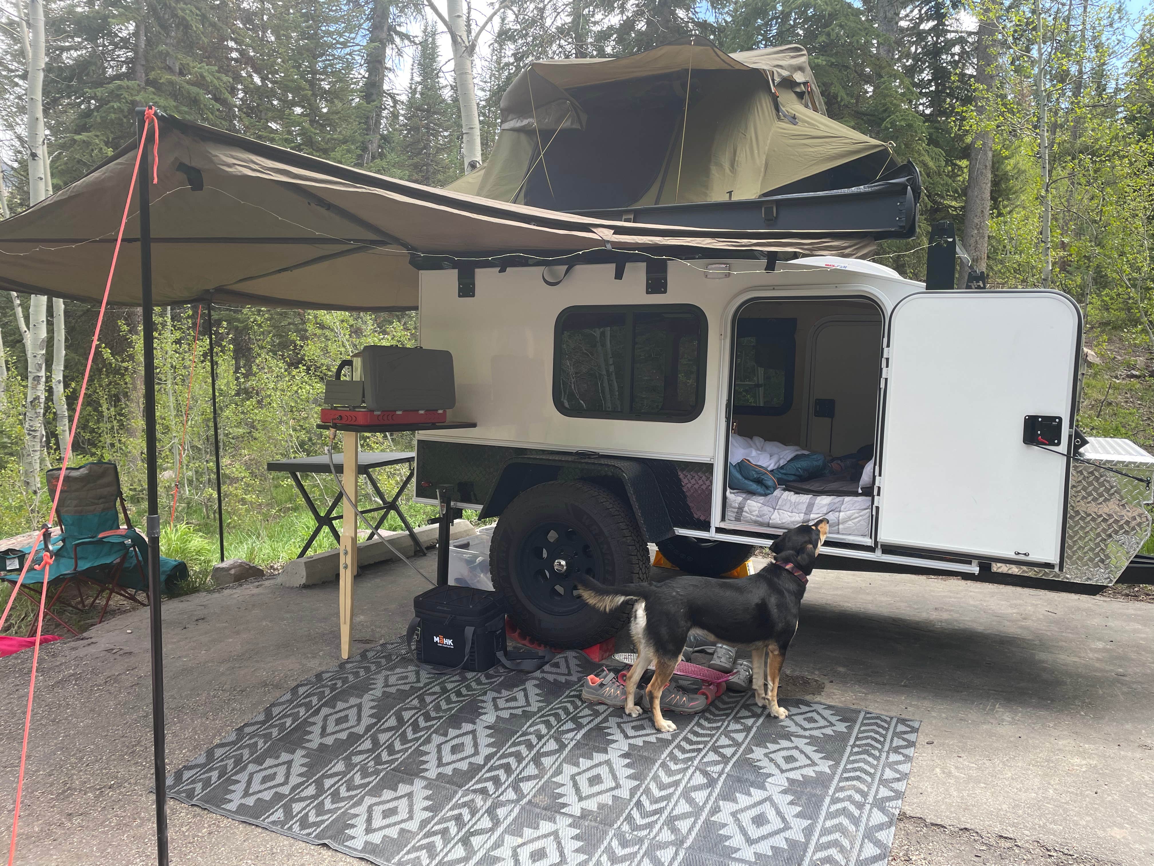 Jason's photo of camping with pets at Smith-Morehouse Campground near Evanston, WY