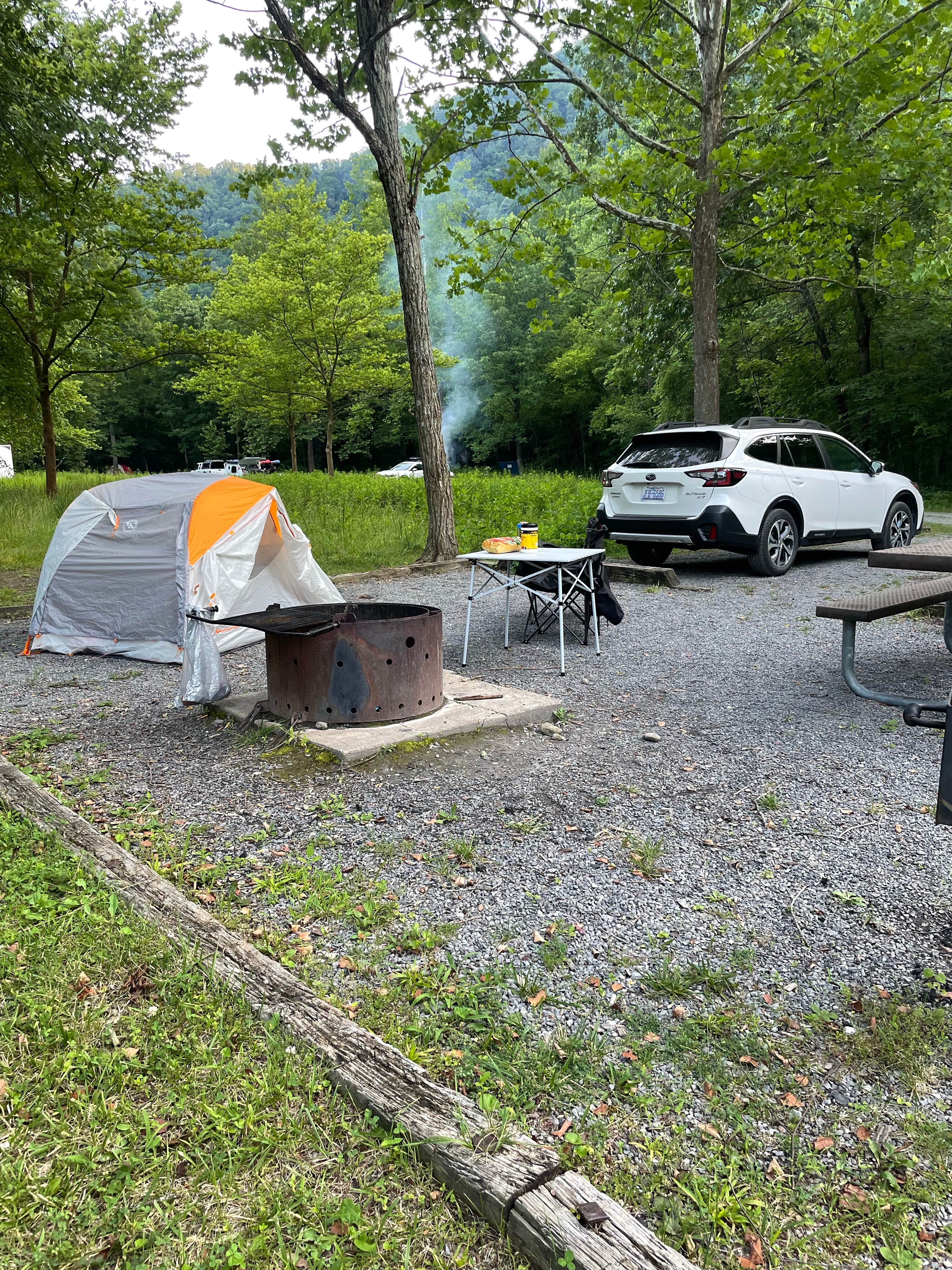 Caroline F.'s photo at Army Camp — New River Gorge National Park and Preserve in West Virginia